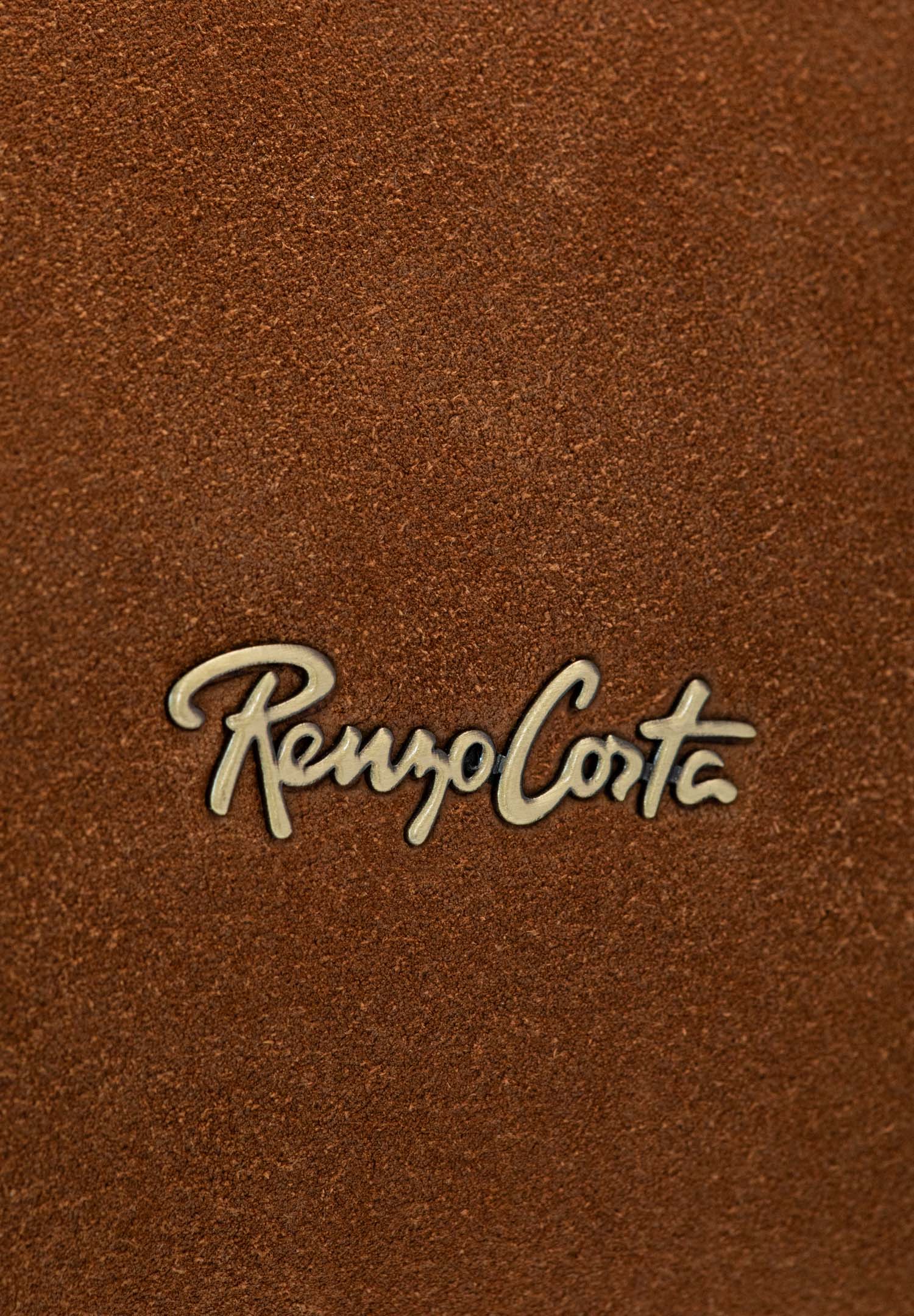 RENZO COSTA-CARTERA DE GAMUZA ARIA RCD 2645 8175 BROWN / 116 BROWN - 7