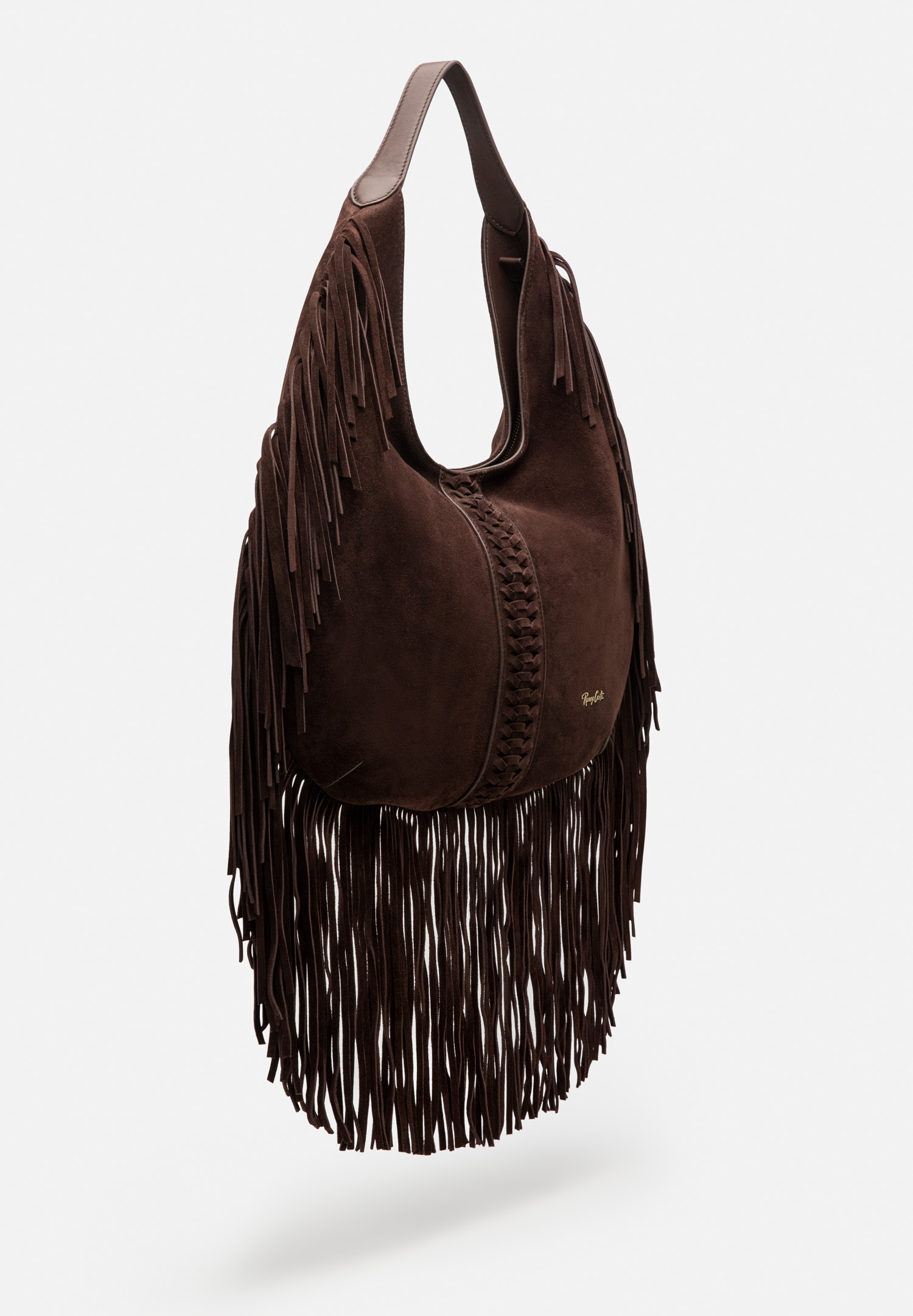 RENZO COSTA-CARTERA DE GAMUZA FLECOS BOHO RCD 2644 S050 COFFEE / 7 COFFEE - 2