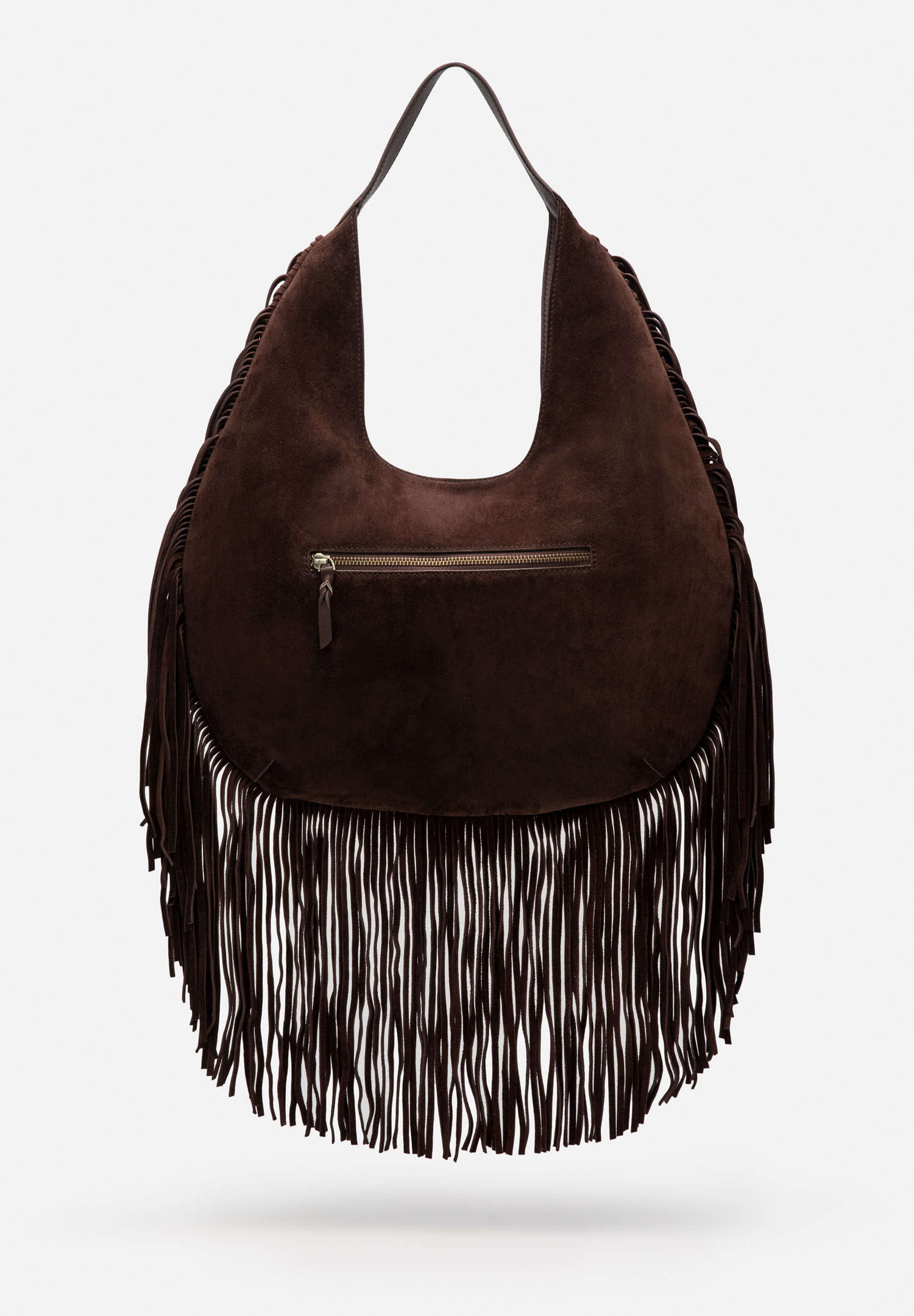 RENZO COSTA-CARTERA DE GAMUZA FLECOS BOHO RCD 2644 S050 COFFEE / 7 COFFEE - 4