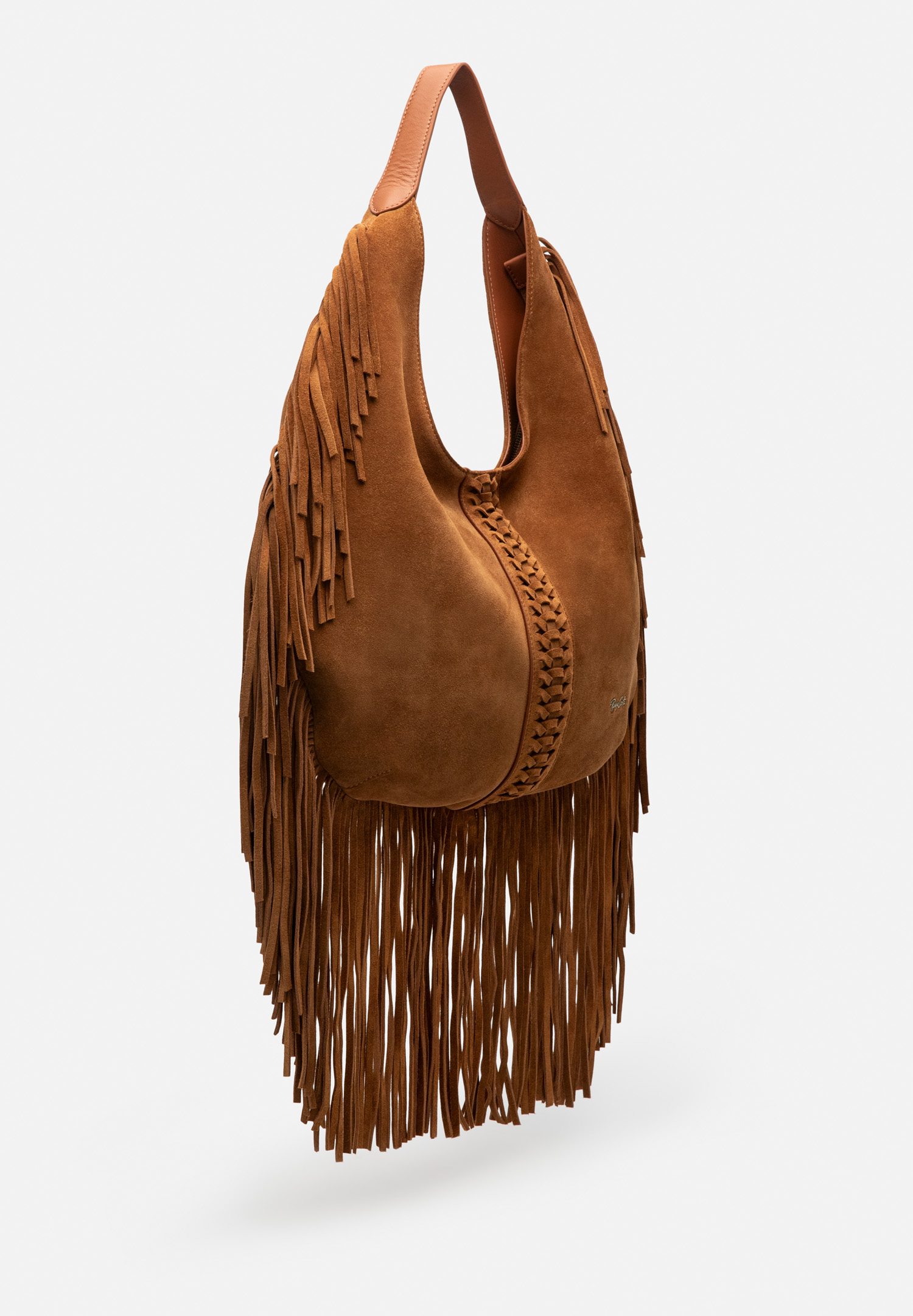 RENZO COSTA-CARTERA DE GAMUZA FLECOS BOHO RCD 2644 8175 BROWN / 116 BROWN - 2