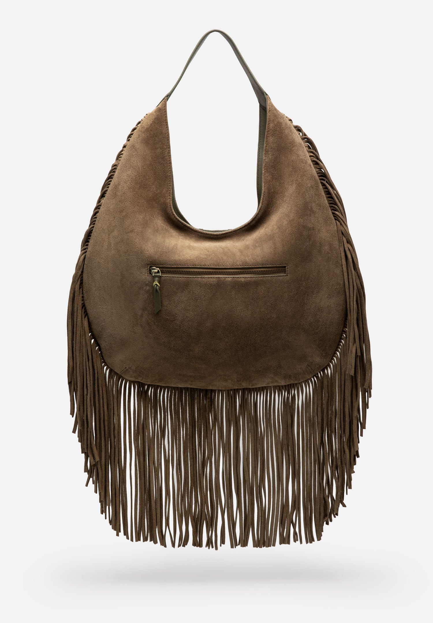 RENZO COSTA-CARTERA DE GAMUZA FLECOS BOHO RCD 2644 9112 OLIVE / 60 OLIVE - 4