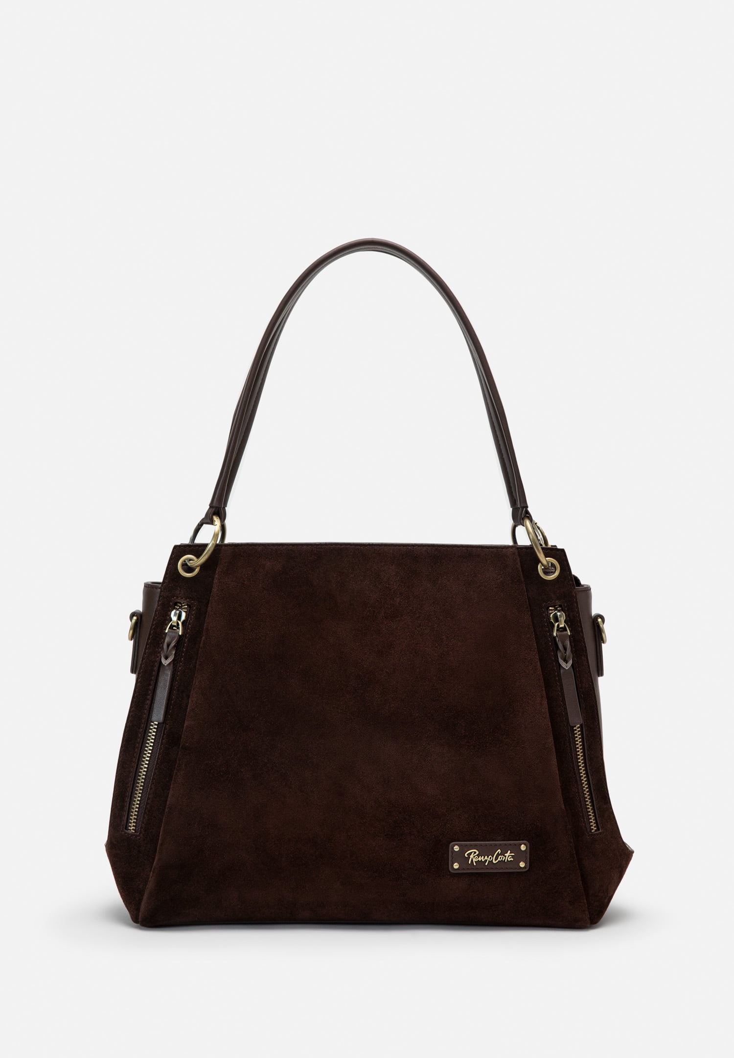 RENZO COSTA-CARTERA DE GAMUZA SIENA RCD 2647 S050 COFFEE / 7 COFFEE - 1