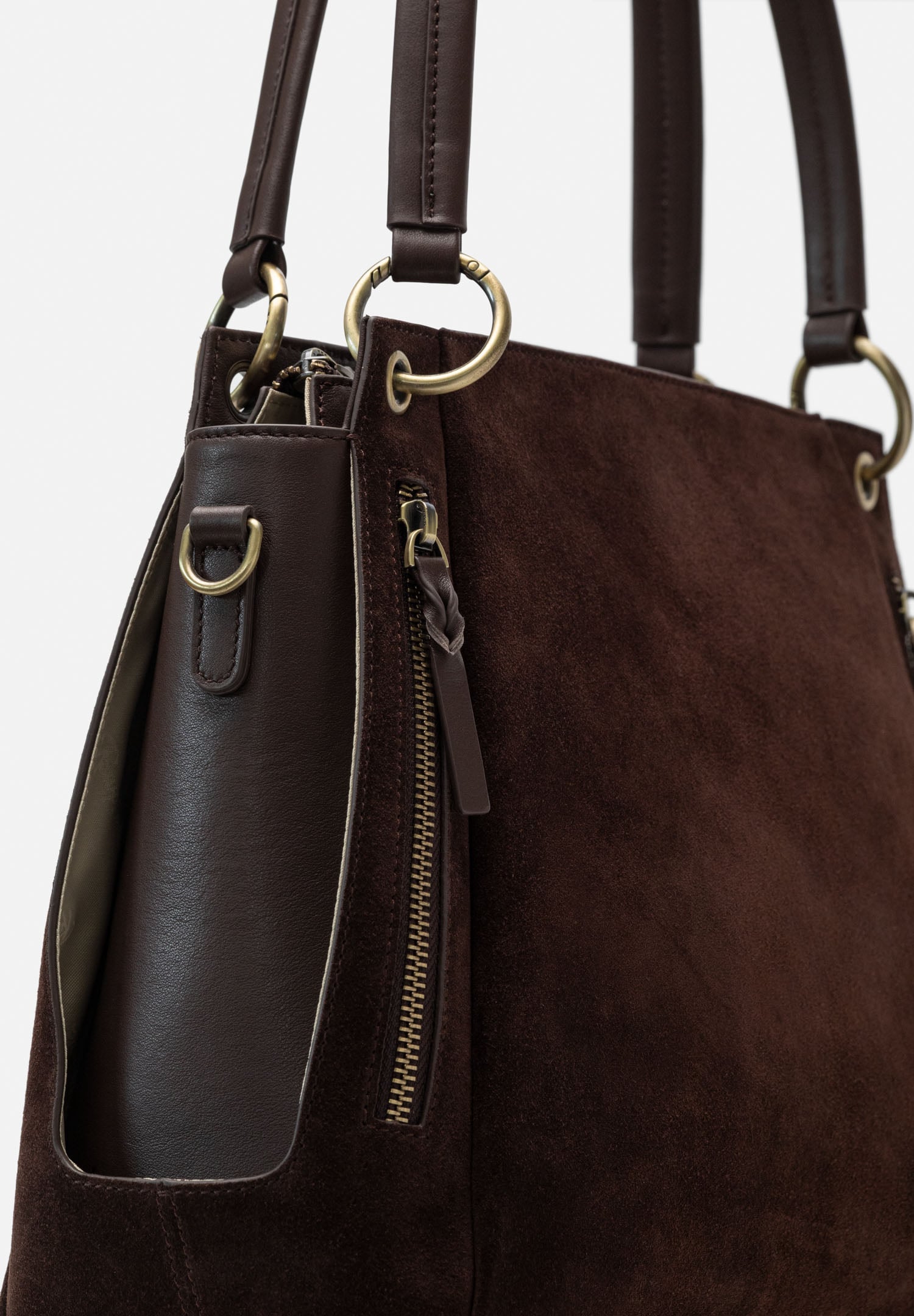 RENZO COSTA-CARTERA DE GAMUZA SIENA RCD 2647 S050 COFFEE / 7 COFFEE - 2