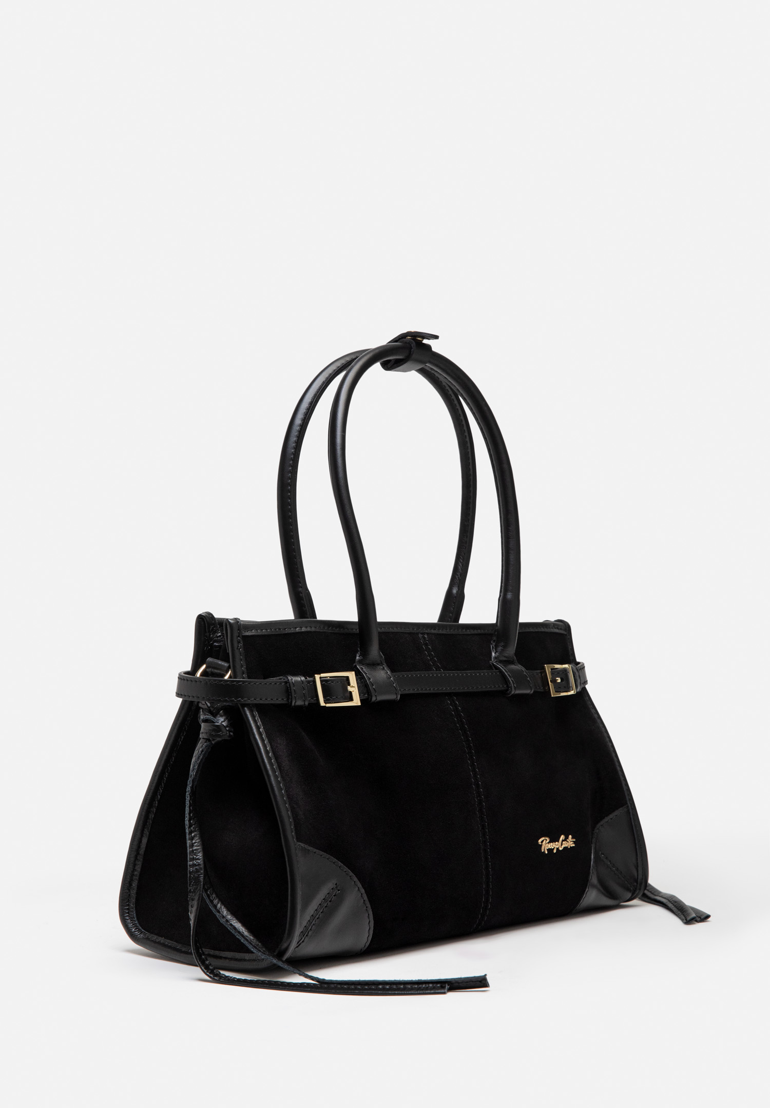 RENZO COSTA-CARTERA DE GAMUZA SEDONA RCD 2668 NERO PIU - 3