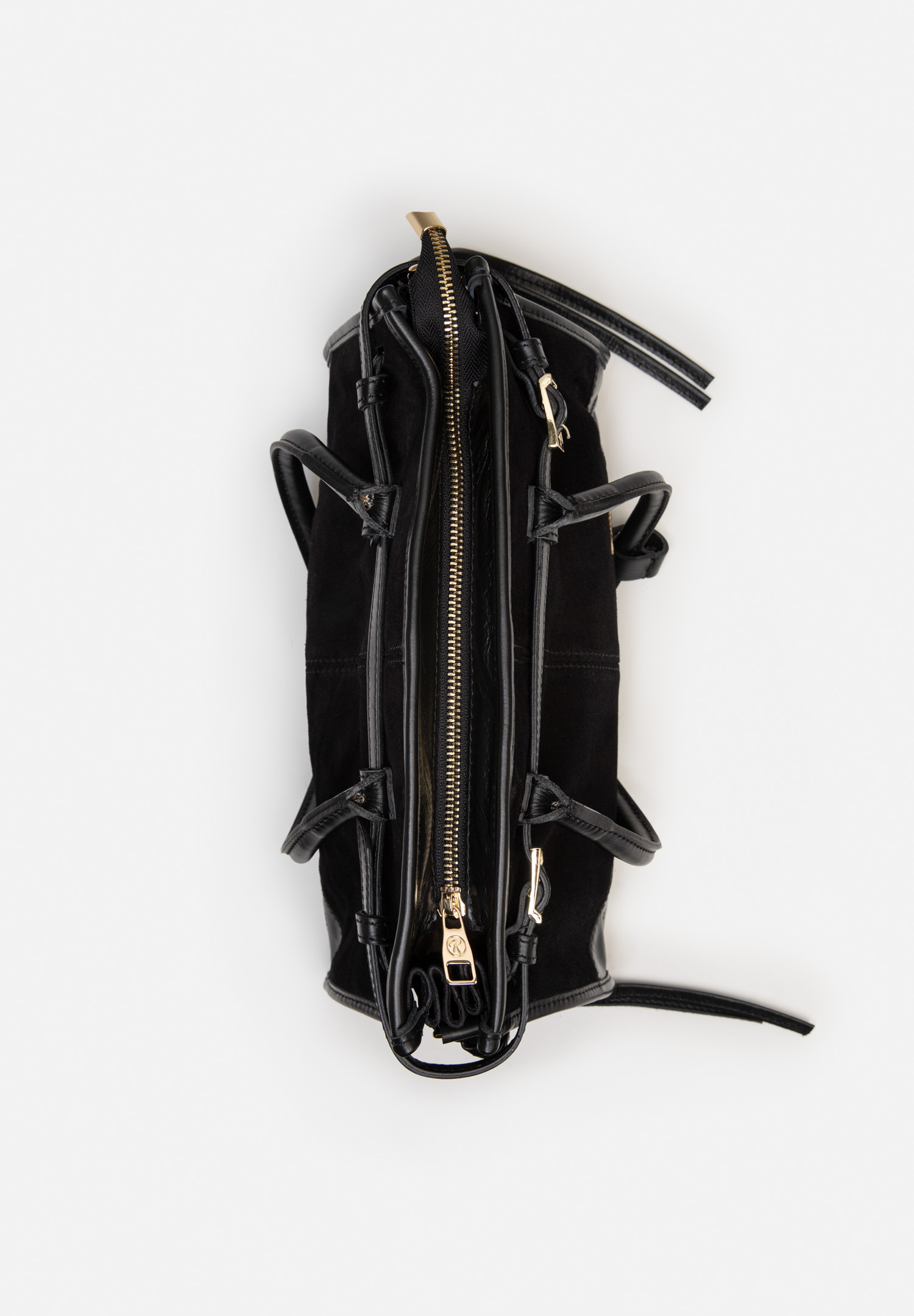RENZO COSTA-CARTERA DE GAMUZA SEDONA RCD 2668 NERO PIU - 4