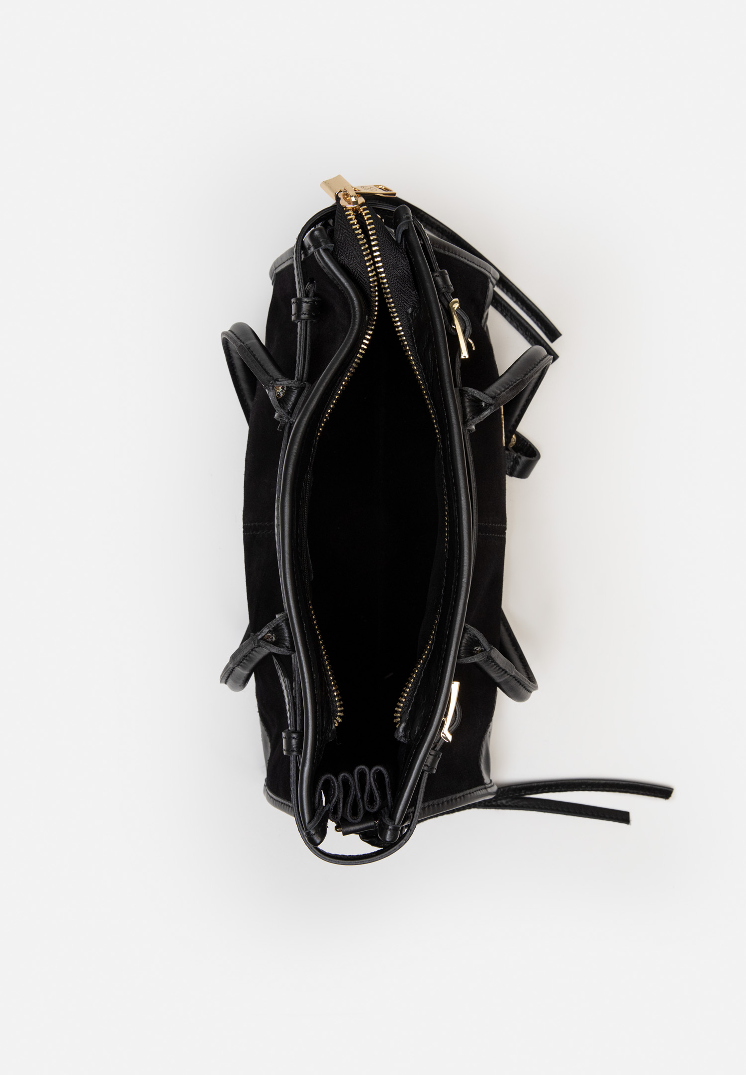 RENZO COSTA-CARTERA DE GAMUZA SEDONA RCD 2668 NERO PIU - 5