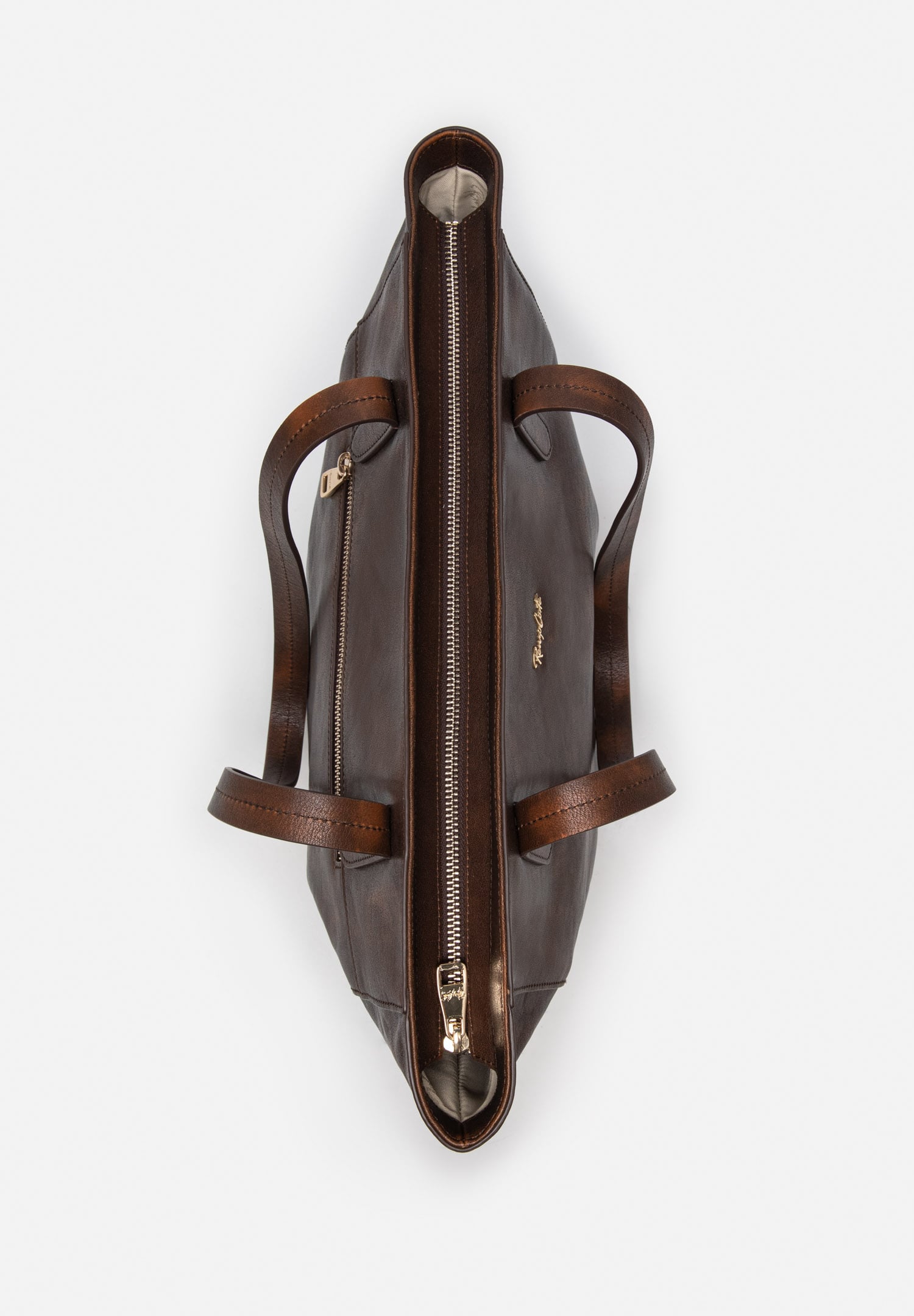 RENZO COSTA-CARTERA TOTE DE CUERO VINTAGE RCD 2653 1 BROWN - 3
