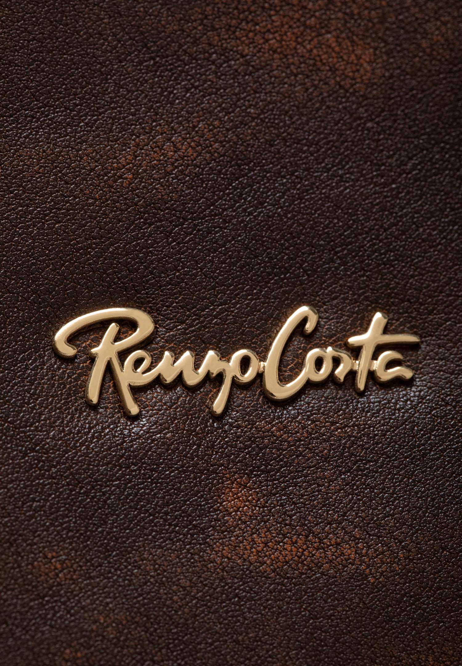 RENZO COSTA-CARTERA TOTE DE CUERO VINTAGE RCD 2653 1 BROWN - 6