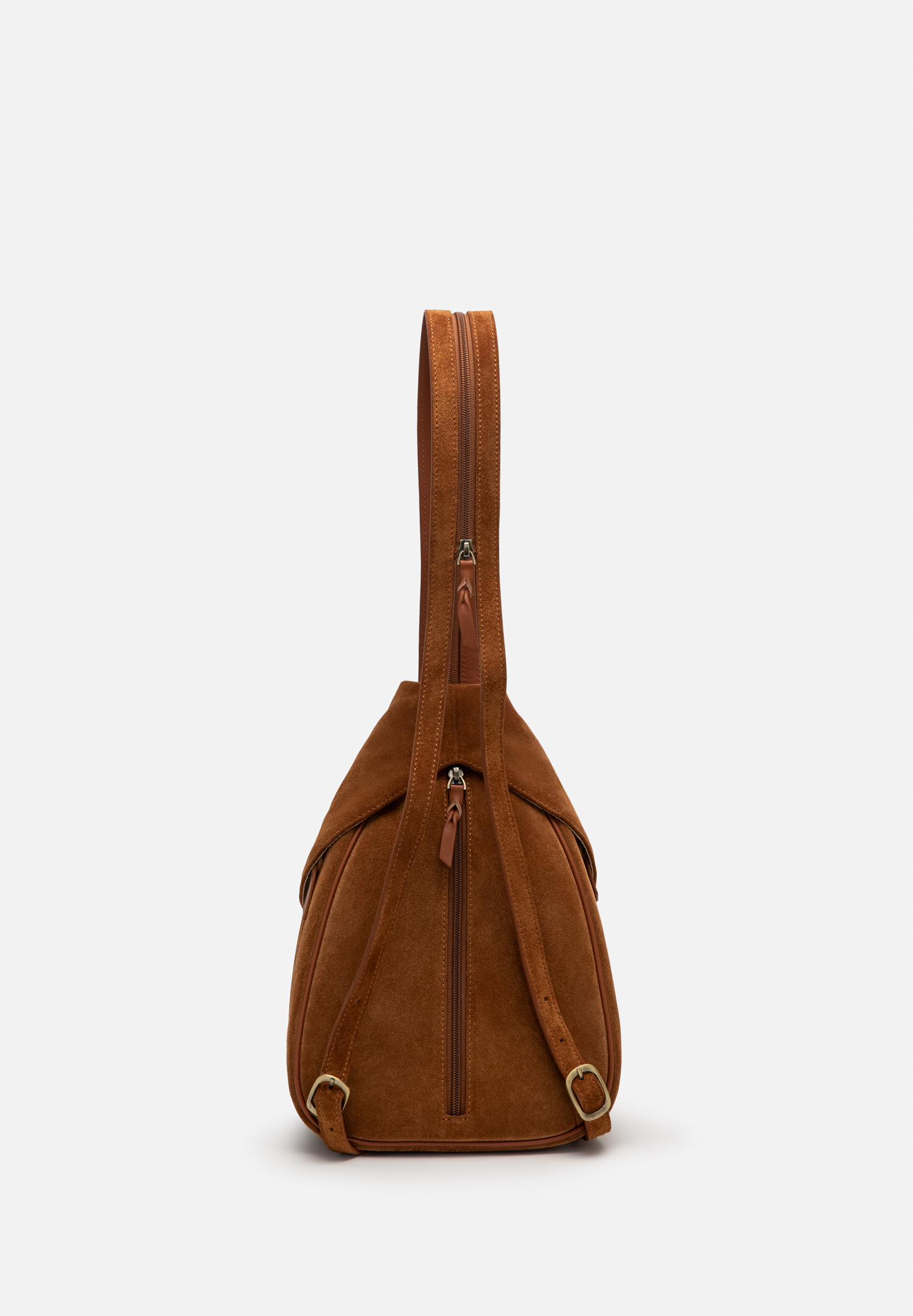 RENZO COSTA-MOCHILA DE GAMUZA FLECOS BOHO MCD 2603 8175 BROWN / 116 BROWN - 4