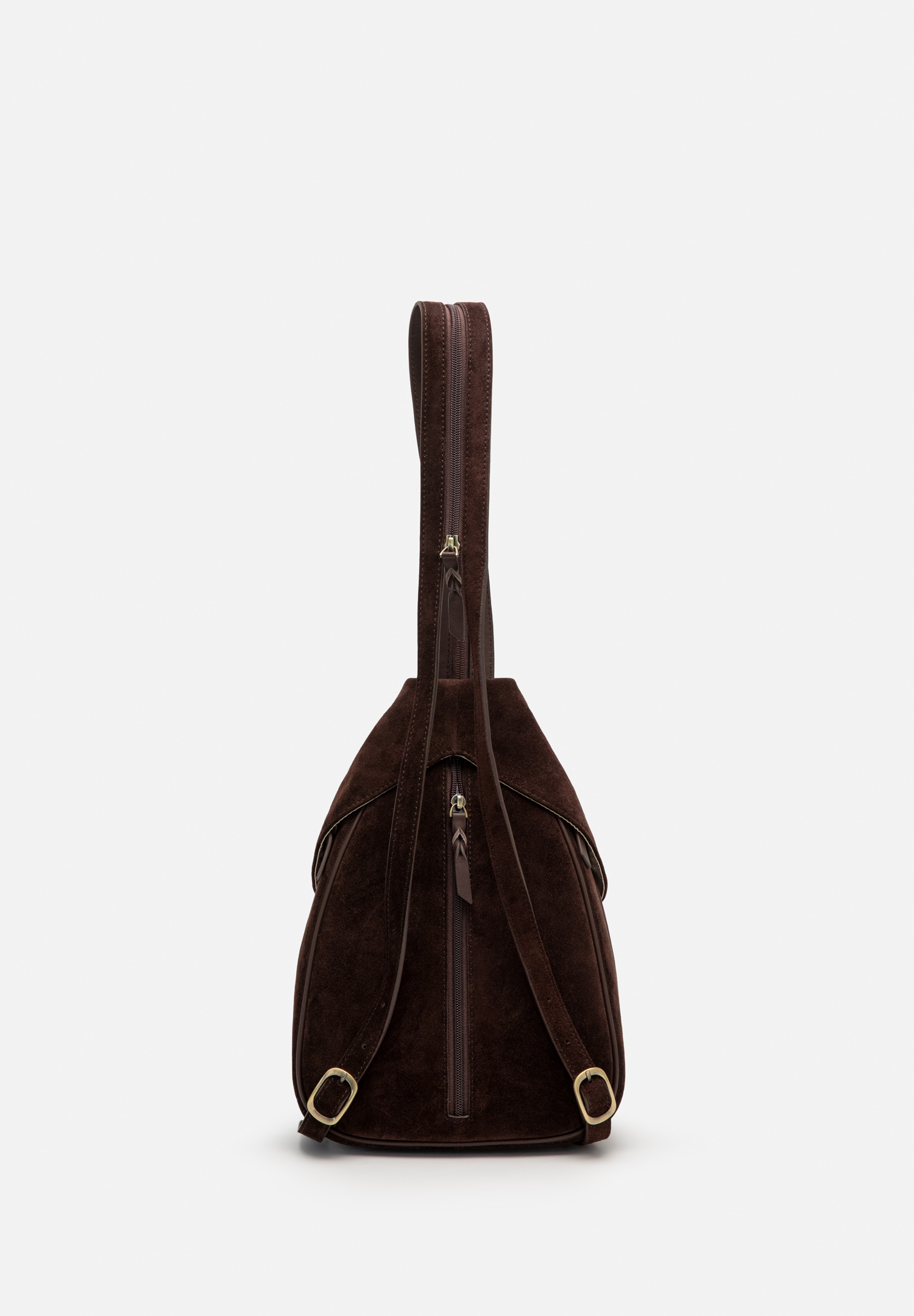 RENZO COSTA-MOCHILA DE GAMUZA FLECOS BOHO MCD 2603 S050 COFFEE / 7 COFFEE - 4