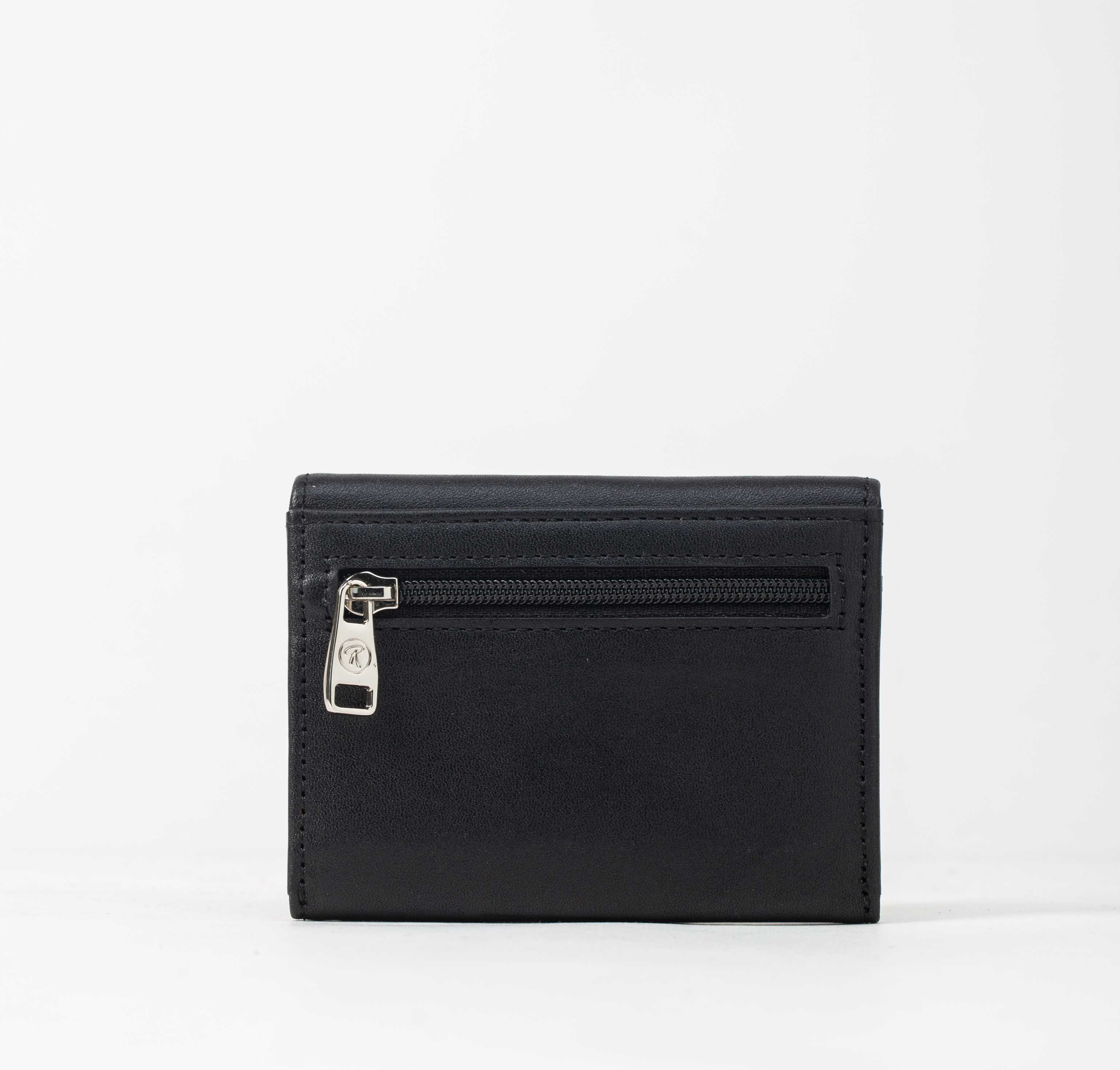 RENZO COSTA-MONEDERO CLASICO CON MULTIPLES COMPARTIMIENTOS MOC 2252 BLACK LUX - 2