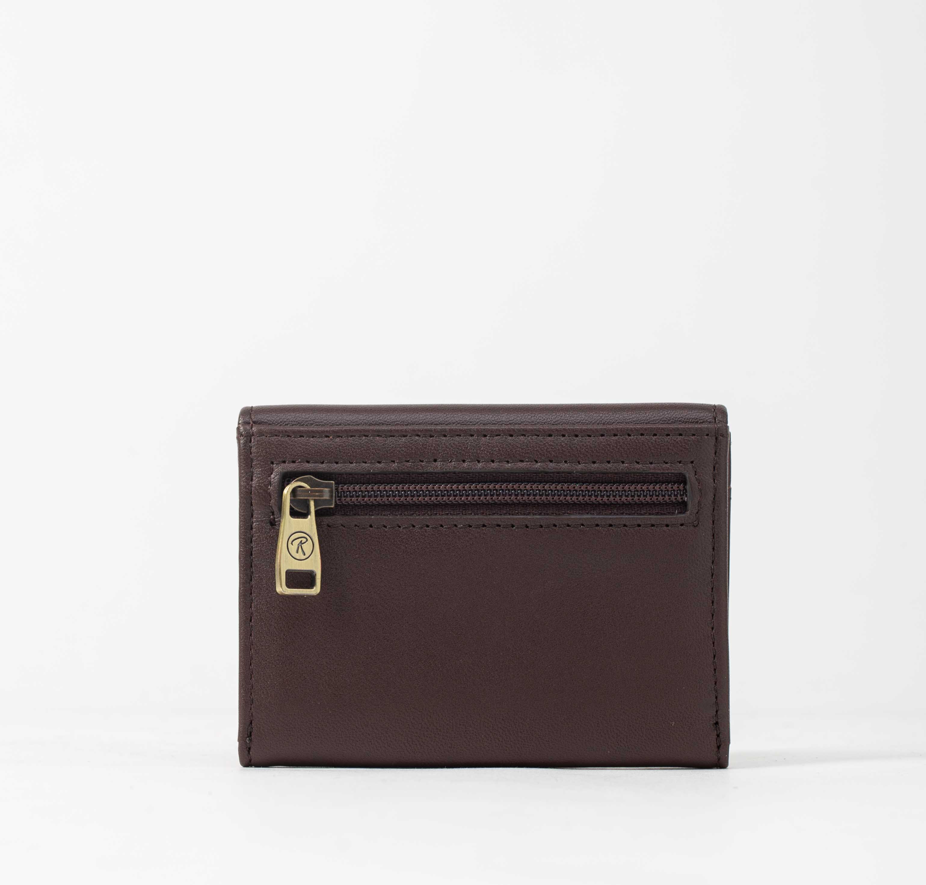 RENZO COSTA-MONEDERO CLASICO CON MULTIPLES COMPARTIMIENTOS MOC 2252 6 DK BROWN LUX - 2