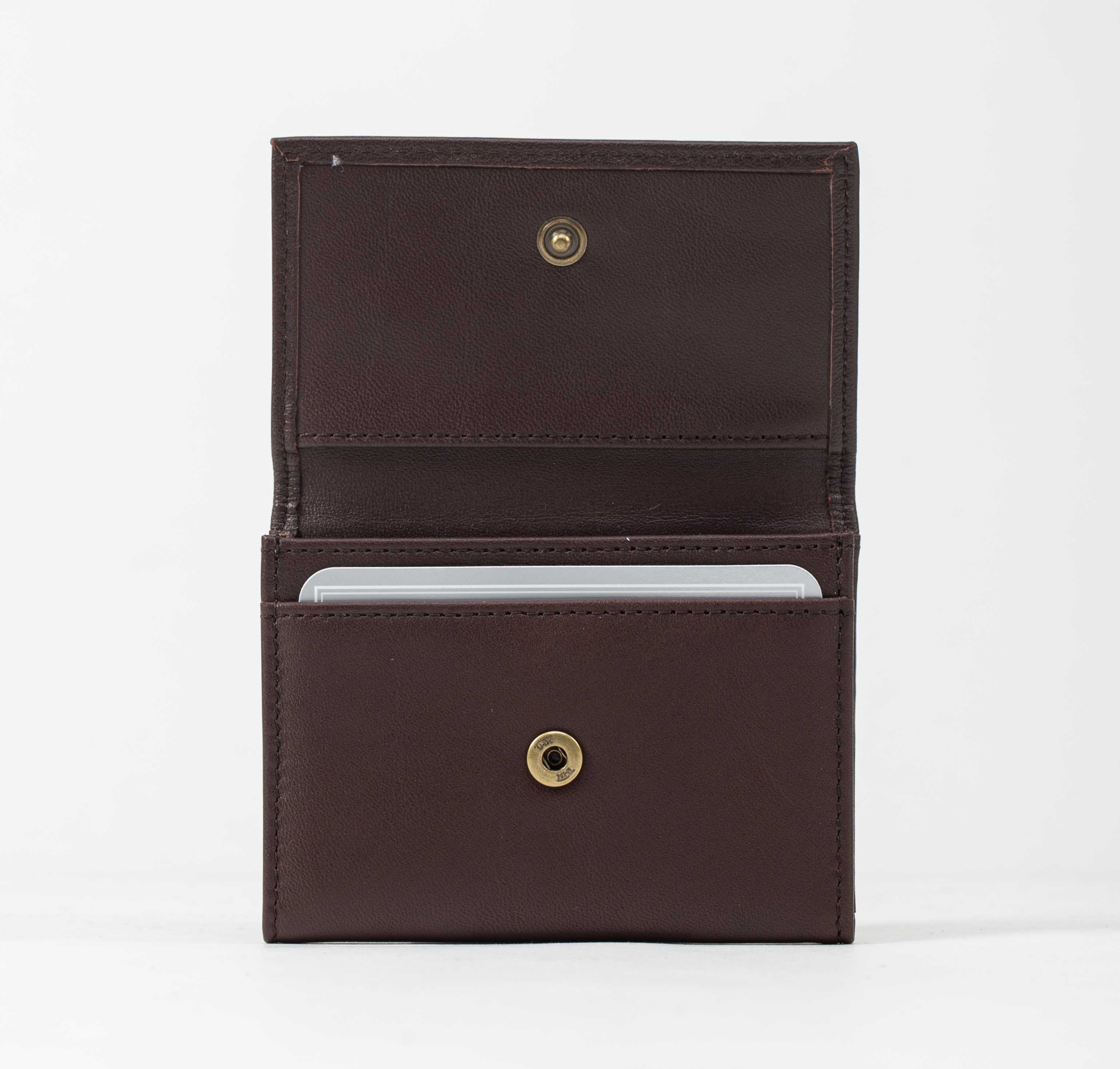 RENZO COSTA-MONEDERO CLASICO CON MULTIPLES COMPARTIMIENTOS MOC 2252 6 DK BROWN LUX - 3