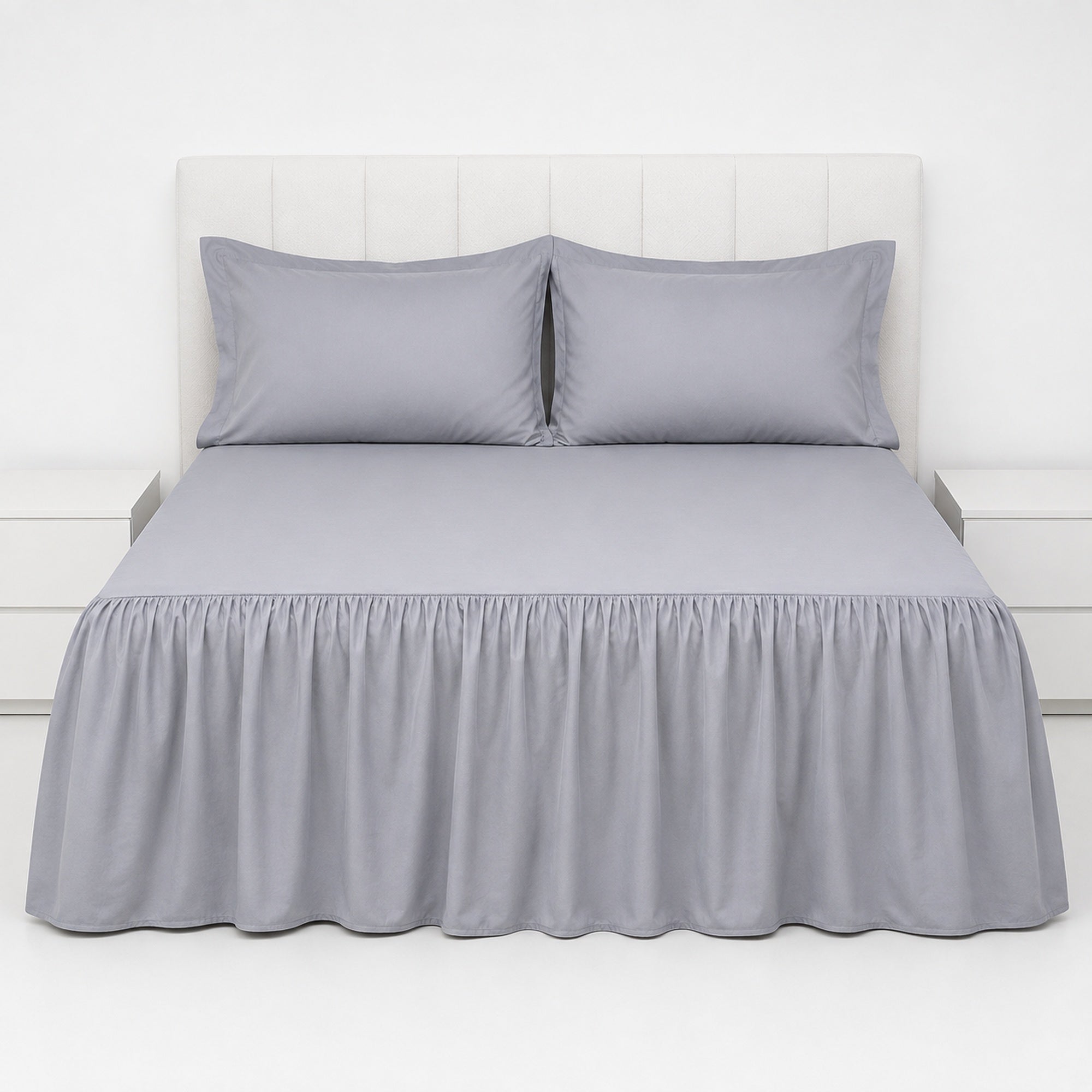 JUEGO DE SÁBANAS COOL 150 HILOS COTTON CONFORT / PLOMO ARLIN - 3