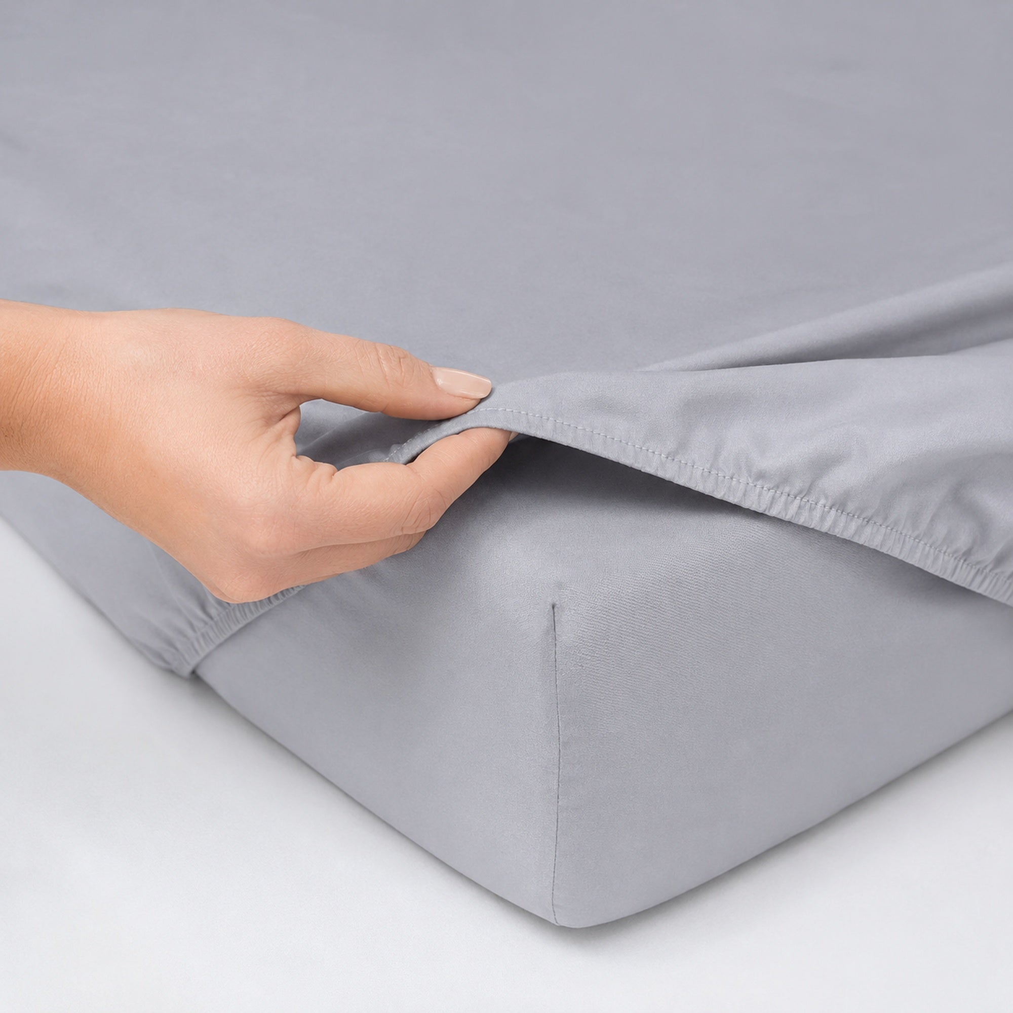 JUEGO DE SÁBANAS COOL 150 HILOS COTTON CONFORT / PLOMO ARLIN - 4