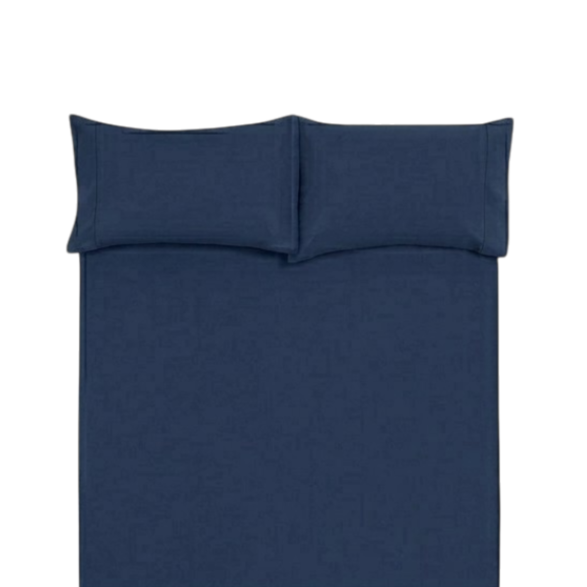 JUEGO DE SÁBANAS 150 HILOS MICROFIBRA DAMASCO / AZUL MARINO ARLIN - 1