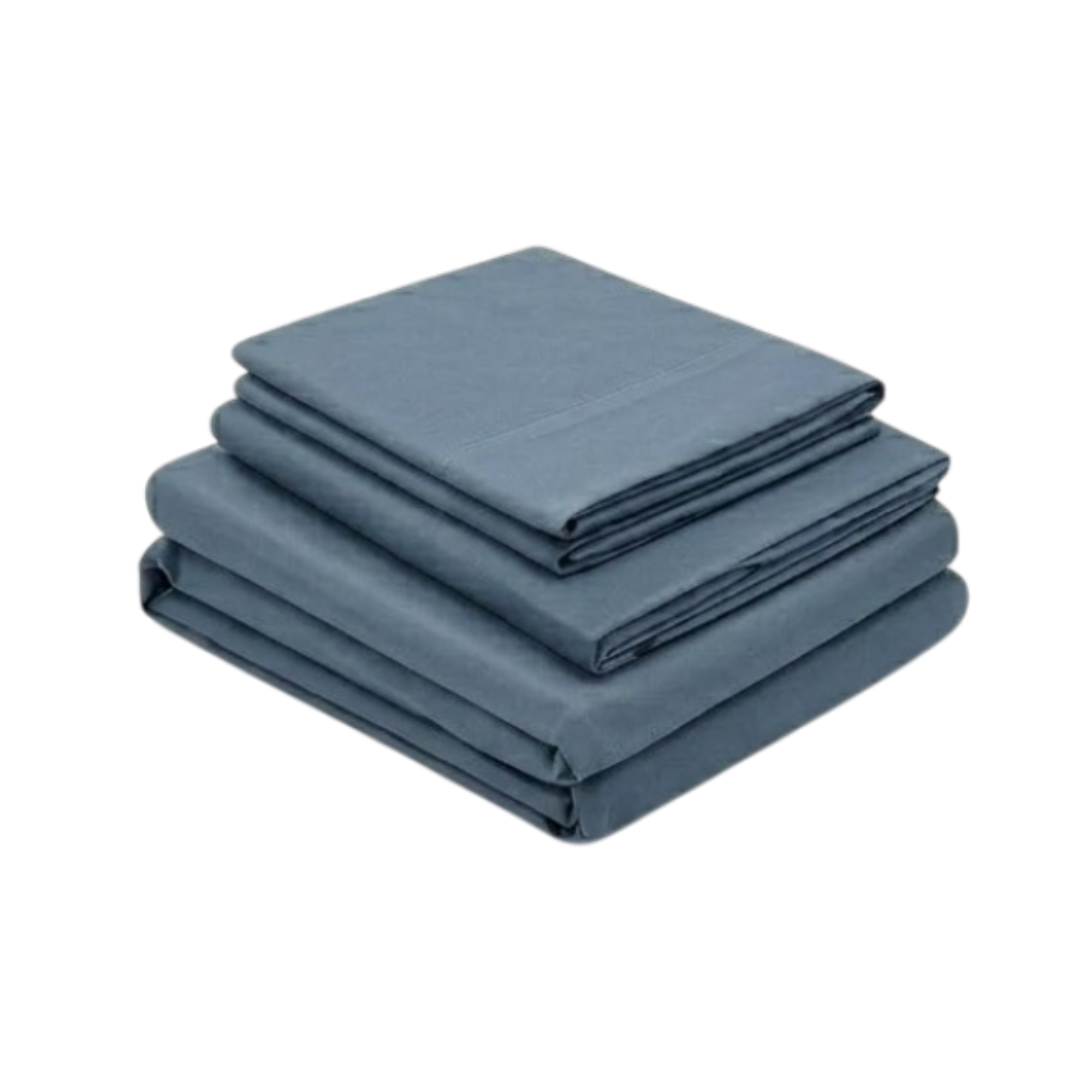 JUEGO DE SÁBANAS 150 HILOS MICROFIBRA DAMASCO / AZUL ACERO ARLIN - 4
