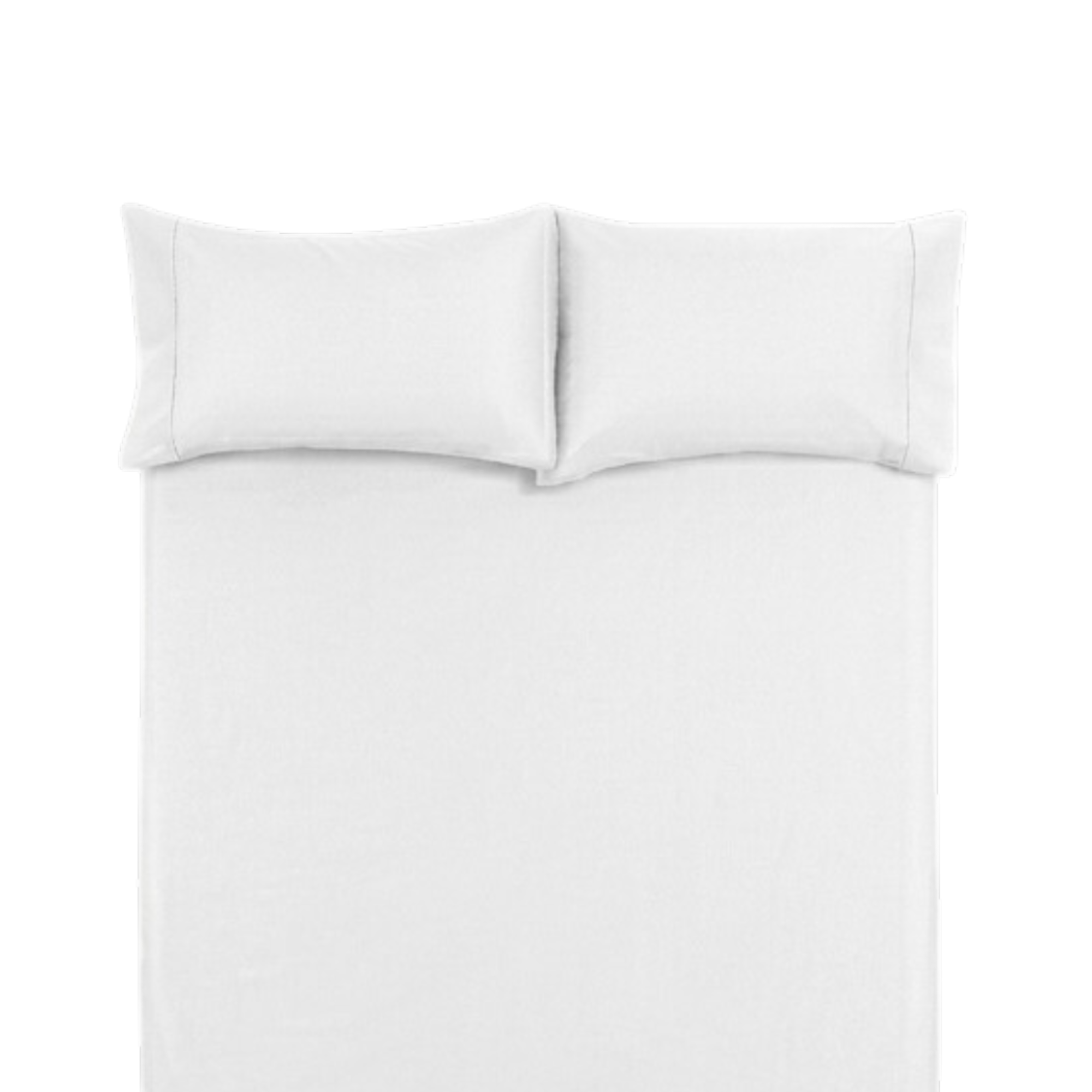 JUEGO DE SÁBANAS 150 HILOS ALGODÓN CONFORT / BLANCO ARLIN - 1