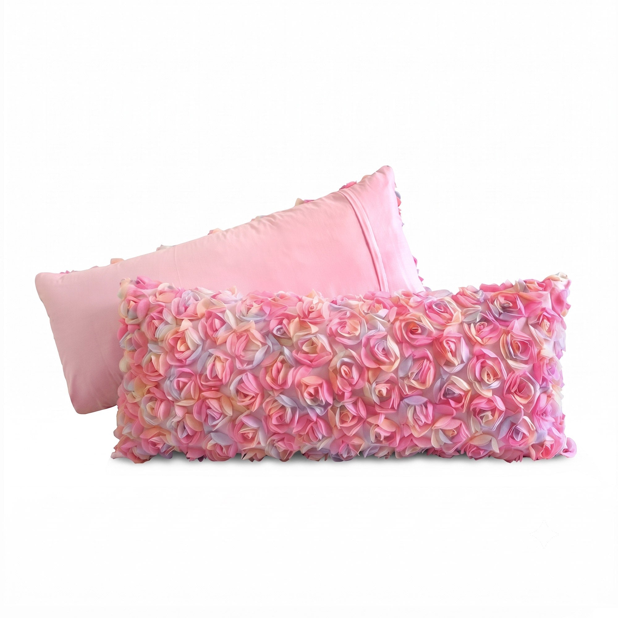 ALMOHADA LONG PILLOW 150 HILOS ALGODÓN CONFORT / ROSADO ARLIN - 2