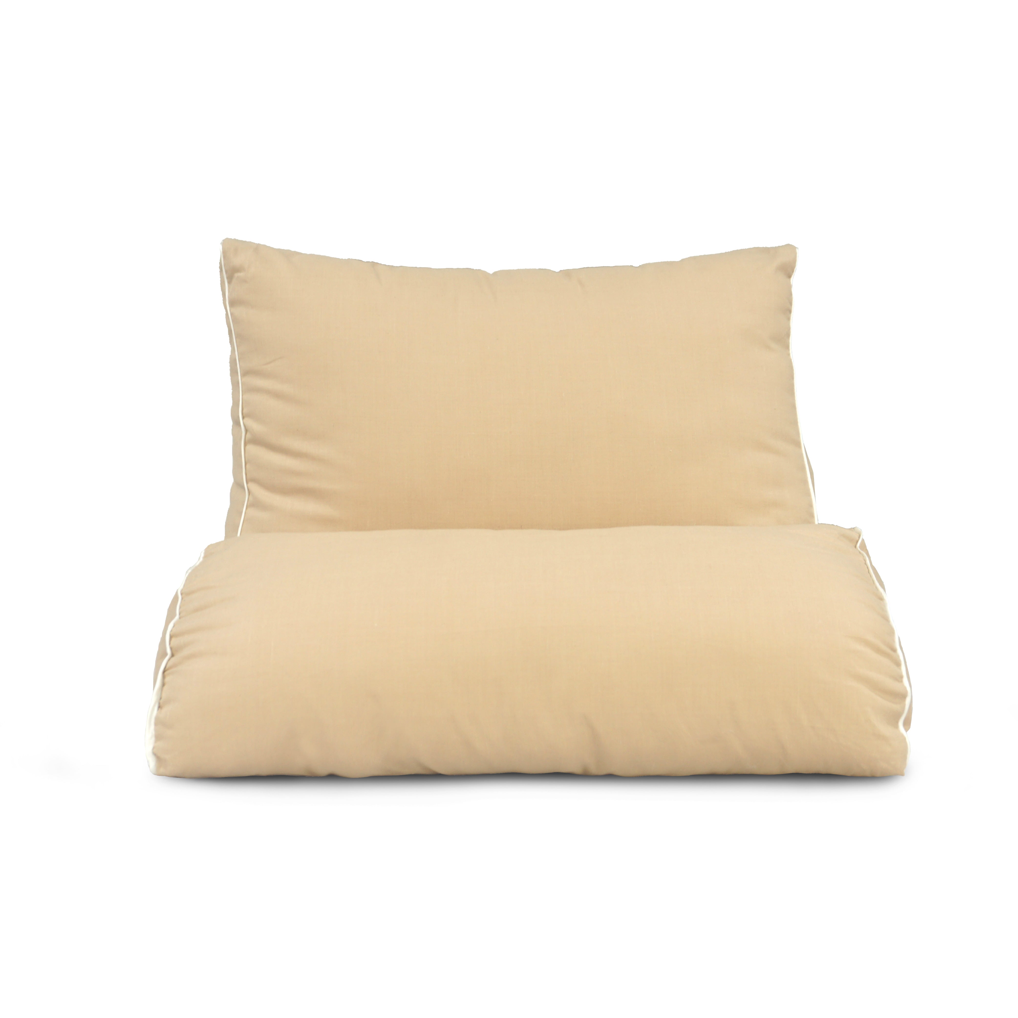 ALMOHADA RELAX PILLOW 150 HILOS ALGODÓN CONFORT / BEIGE ARLIN - 4