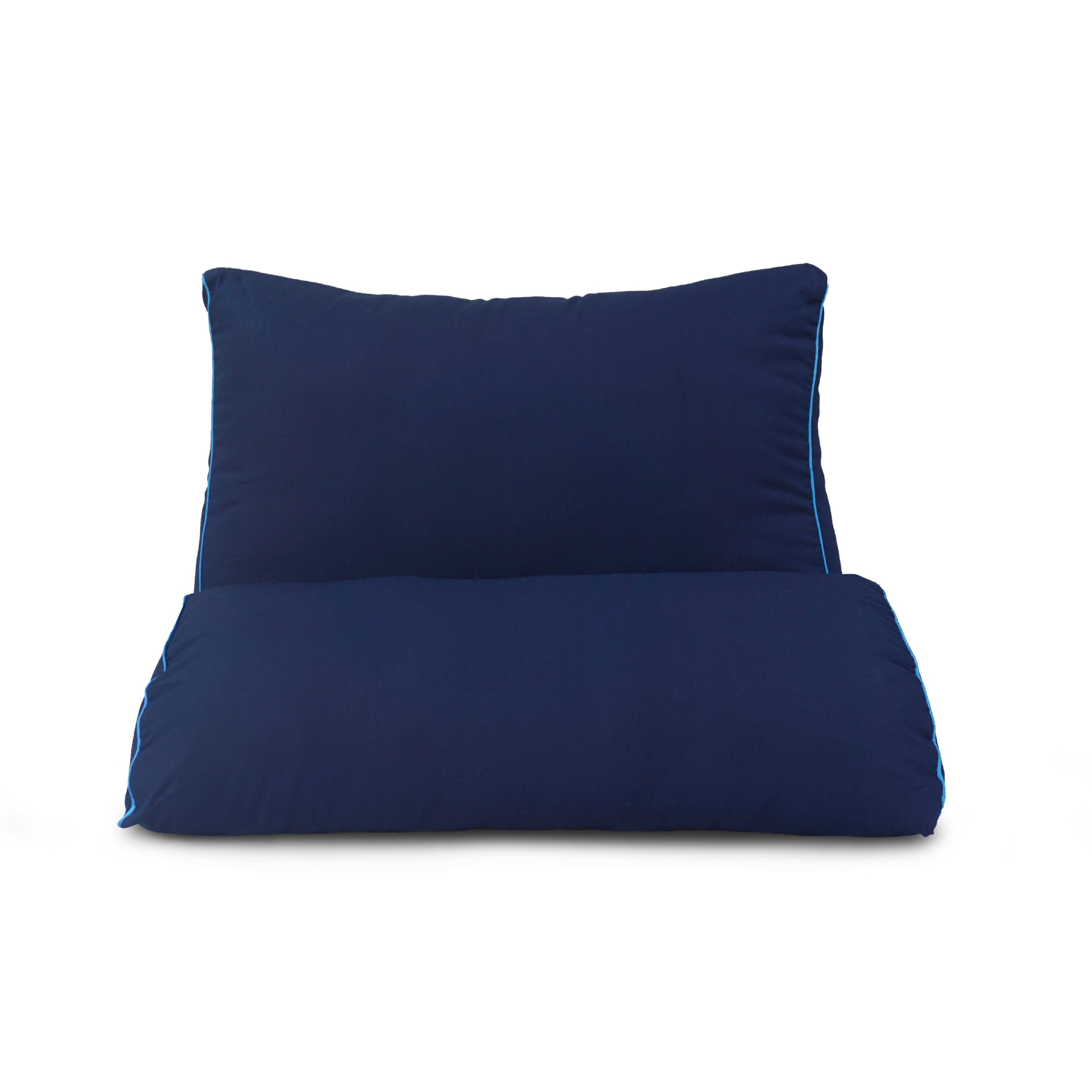 ALMOHADA RELAX PILLOW 150 HILOS ALGODÓN CONFORT / AZUL ARLIN - 3