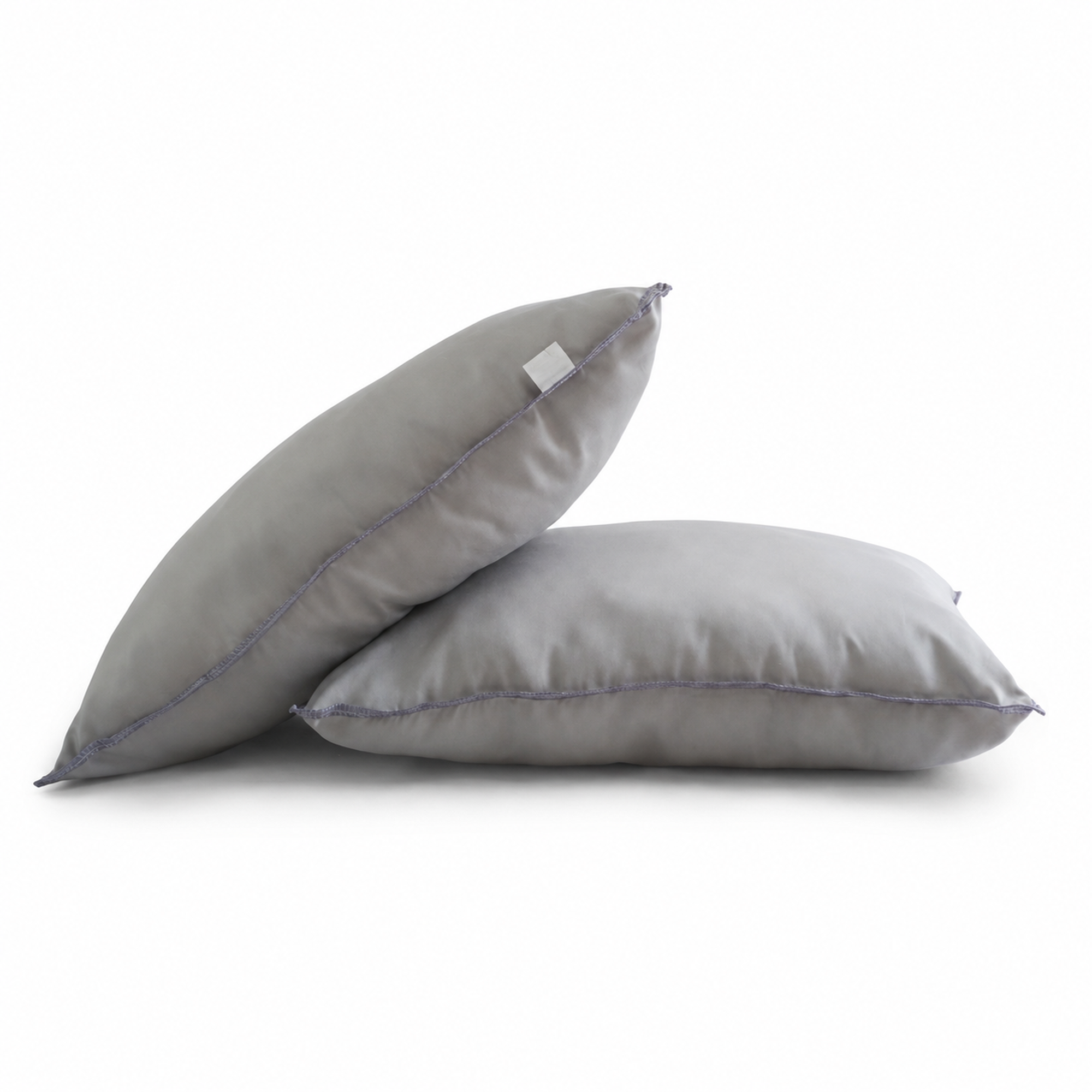 PACK 2 ALMOHADAS NUTH MICROFIBRA POLIÉSTER CONFORT / GRIS ARLIN - 1