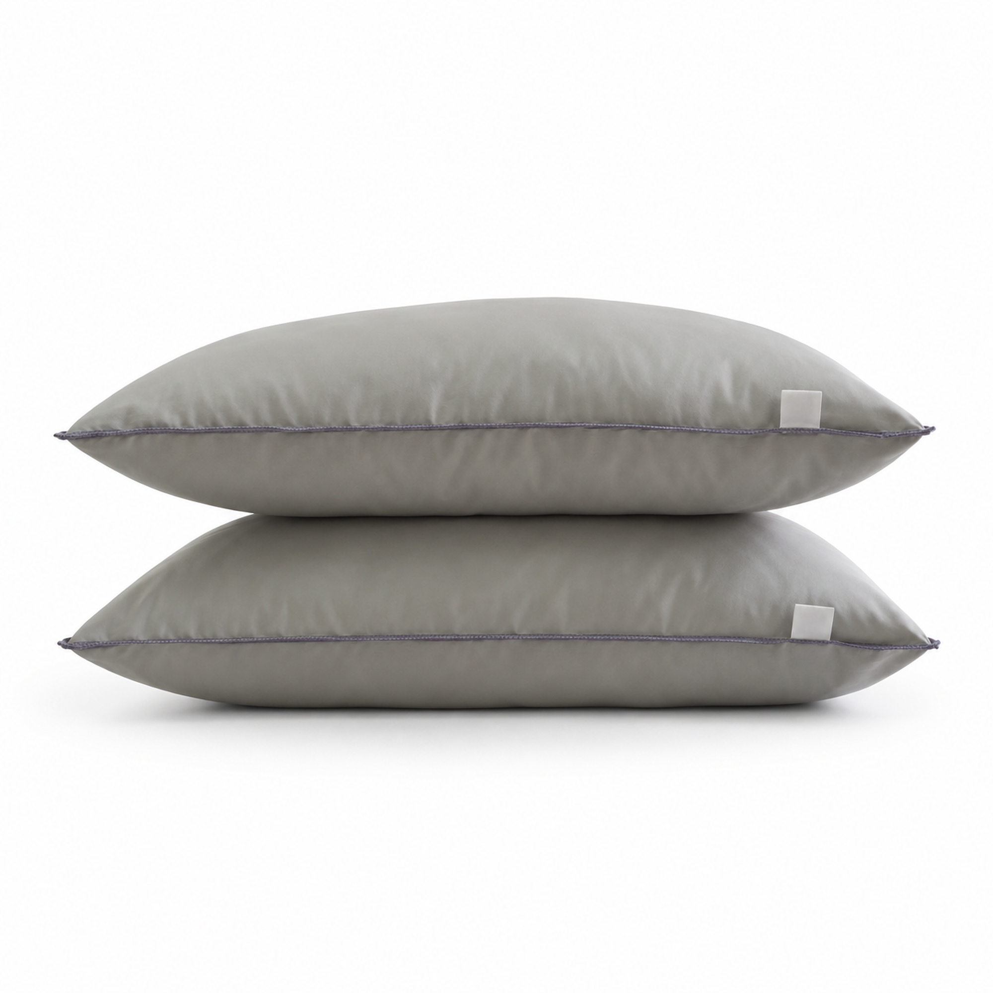PACK 2 ALMOHADAS NUTH MICROFIBRA POLIÉSTER CONFORT / GRIS ARLIN - 2