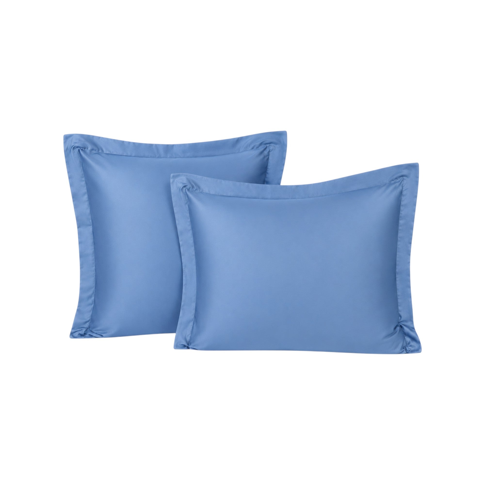 FUNDA DE ALMOHADA 150 HILOS ALGODÓN CONFORT / AZUL ARLIN - 2
