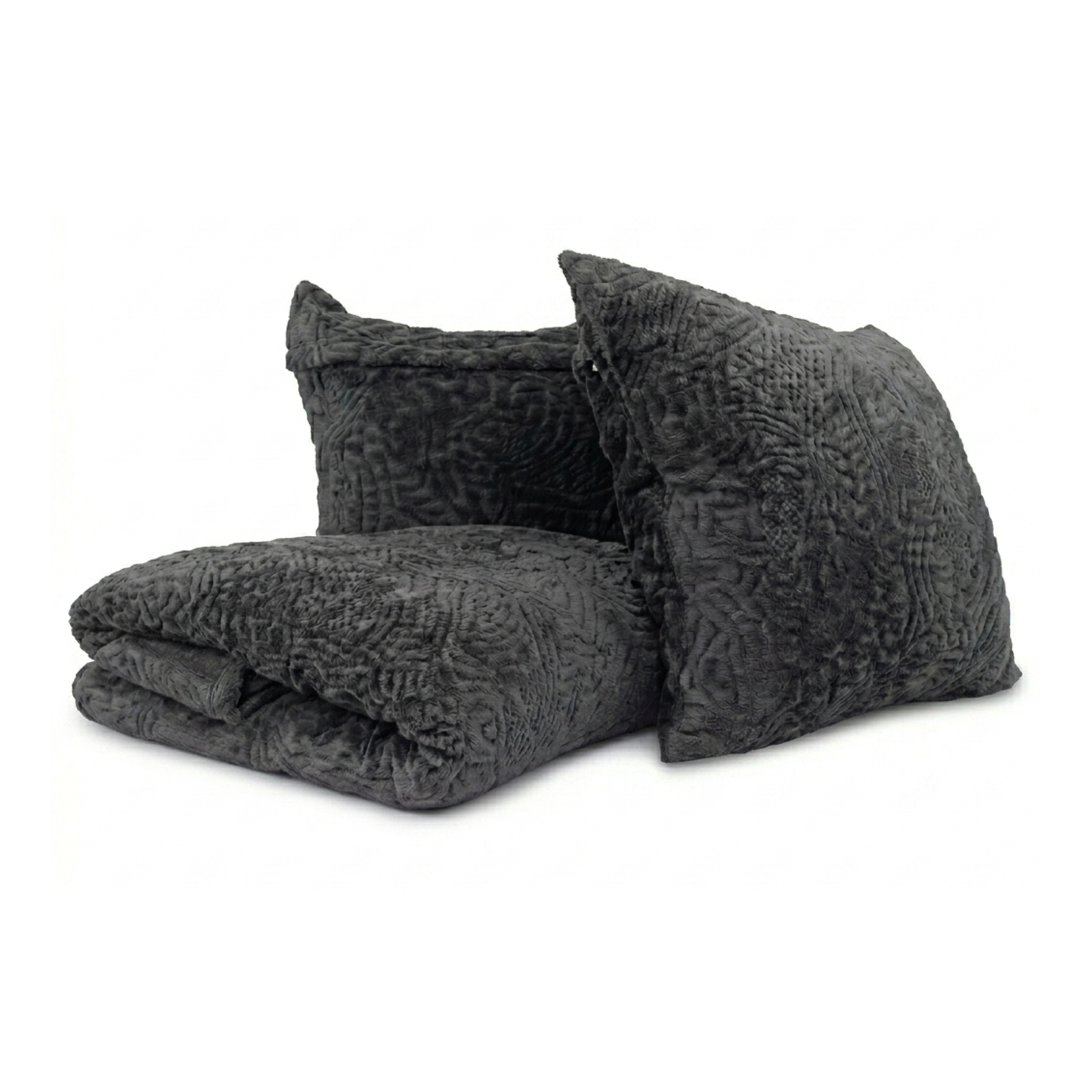 MANTA BRICK BLANCKET MICROFIBRA CONFORT / GRIS ARLIN - 1