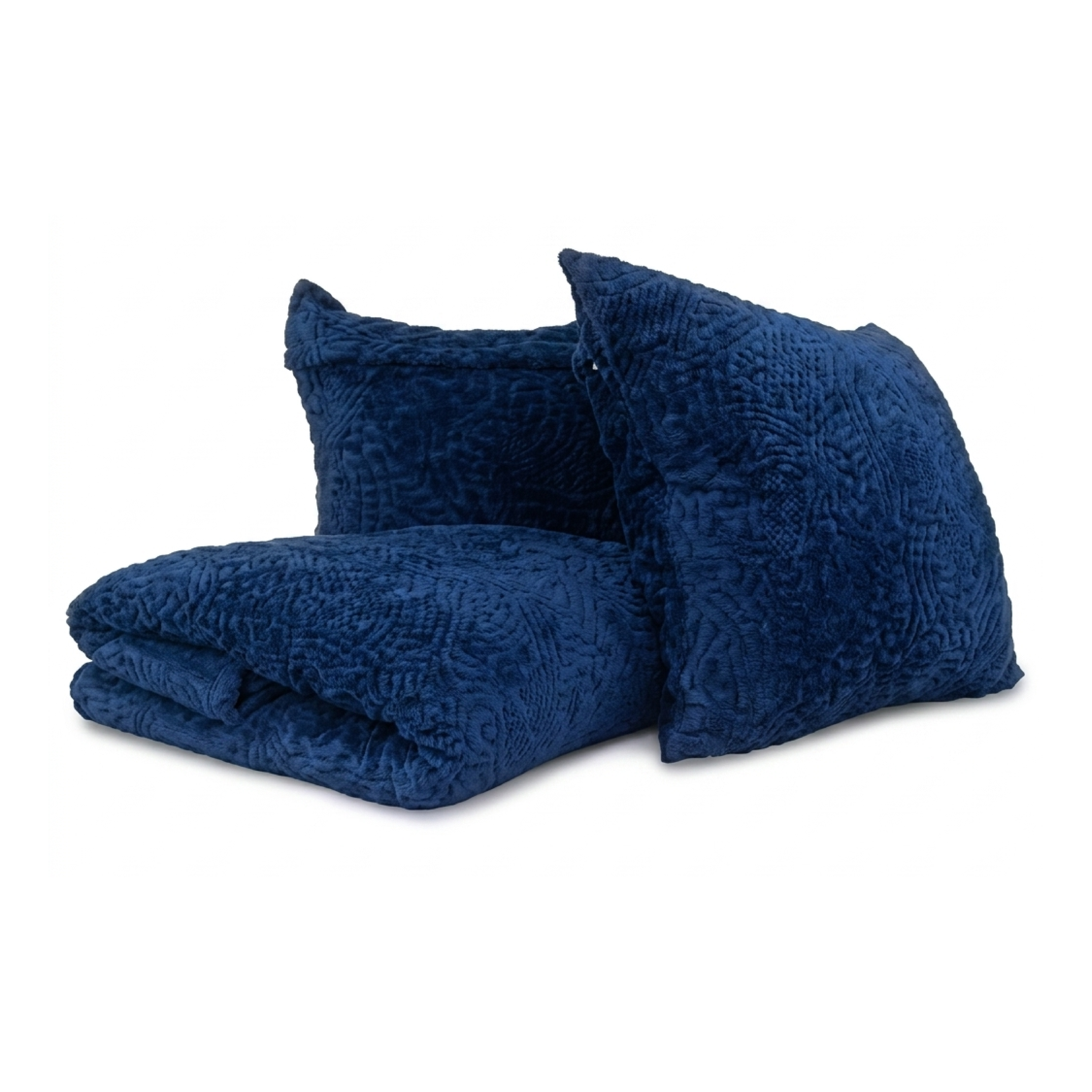 MANTA BRICK BLANCKET MICROFIBRA CONFORT / AZUL ARLIN - 1
