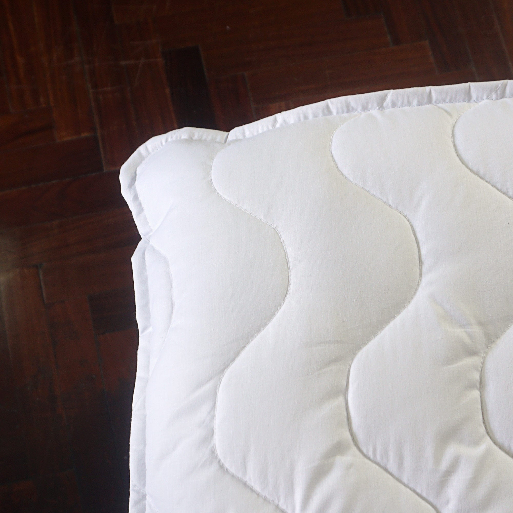 PROTECTOR DE COLCHÓN 150 HILOS ALGODÓN AMOLDABLE CONFORT / BLANCO ARLIN - 3
