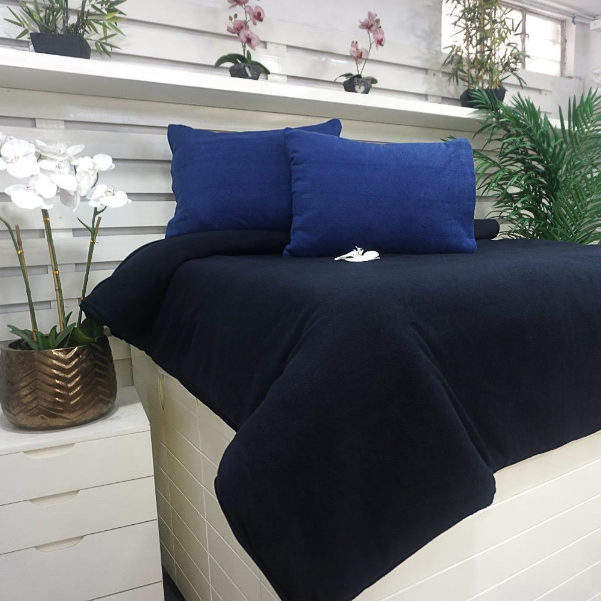 FUNDA DUVET POLAR CONFORT / AZUL MARINO ARLIN - 1