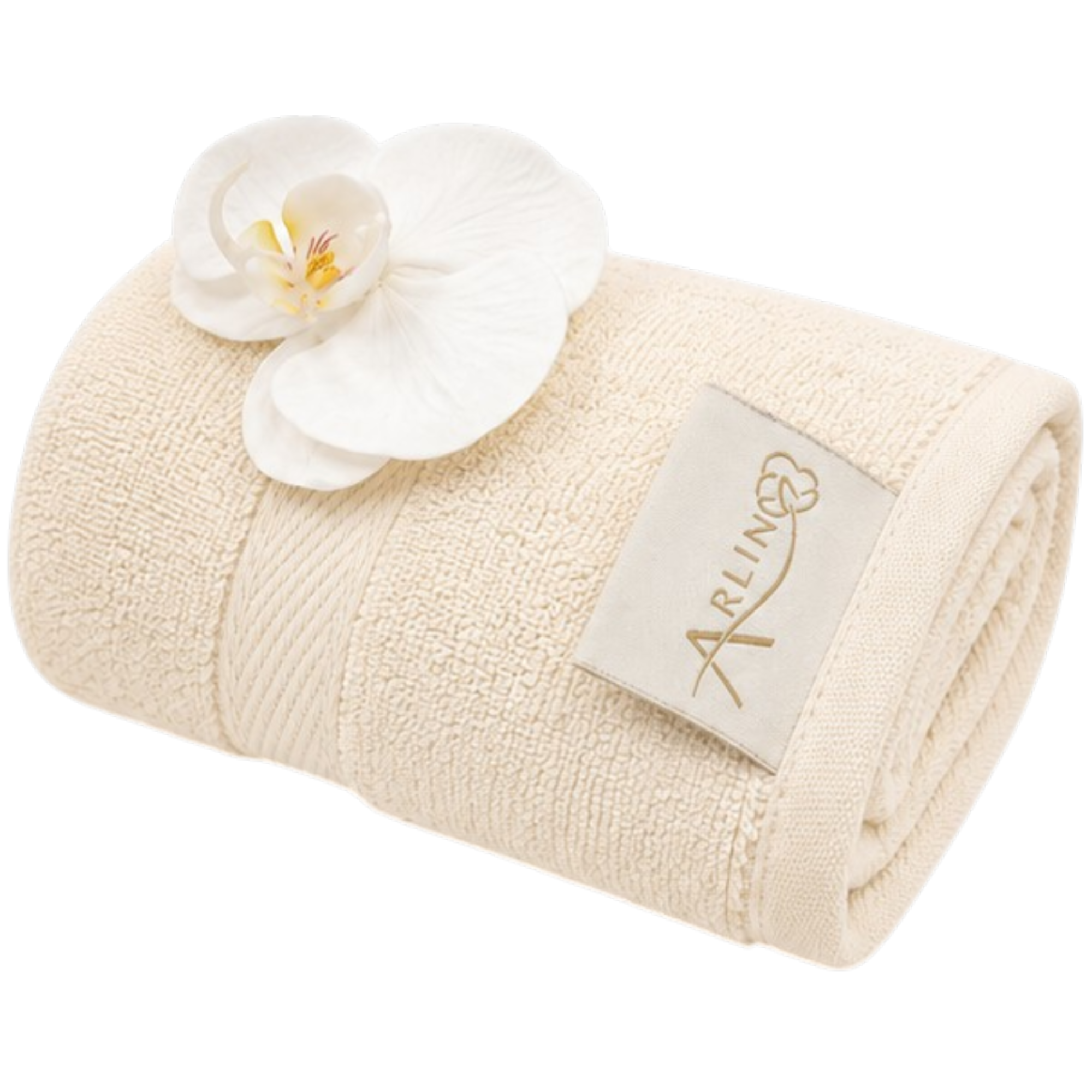 TOALLA CORPORAL FELPA ALGODÓN PREMIUM / CREMA ARLIN - 1