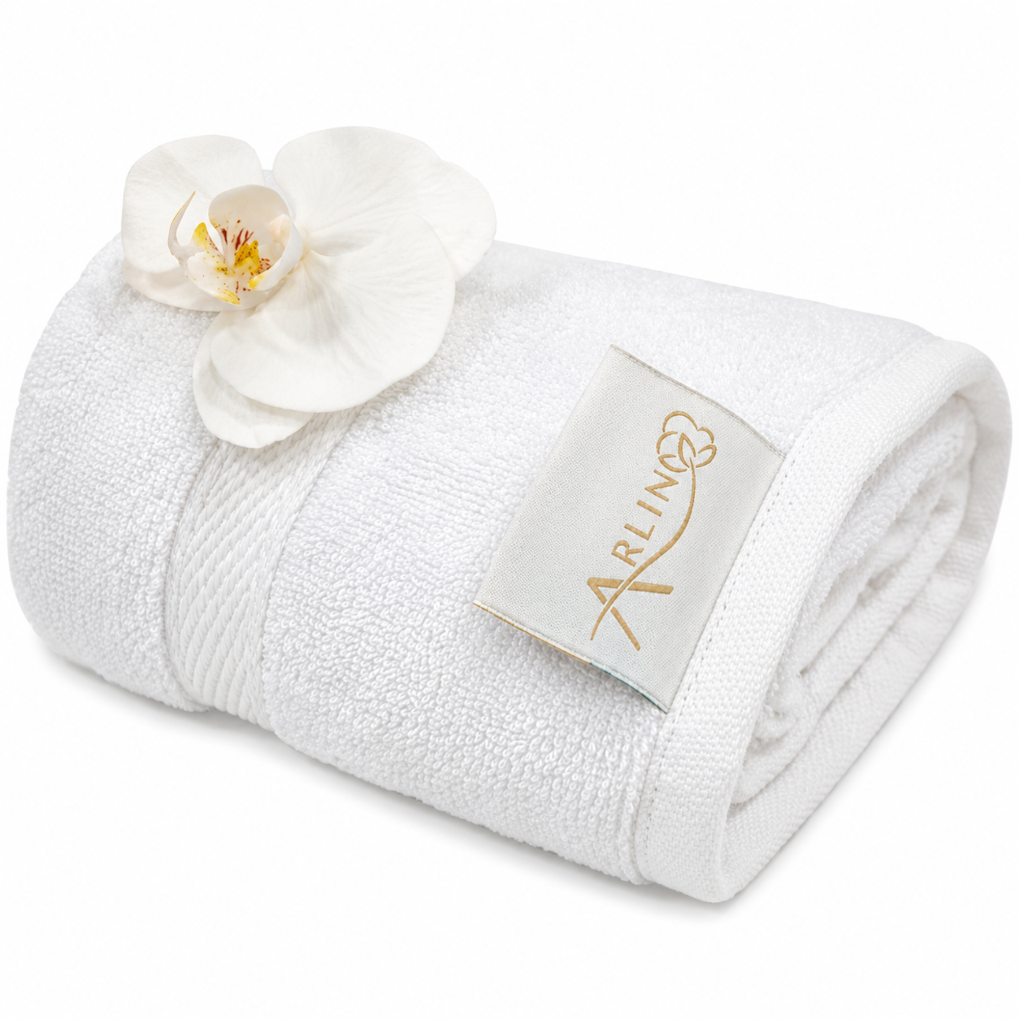 TOALLA CORPORAL FELPA ALGODÓN PREMIUM / BLANCO ARLIN - 1