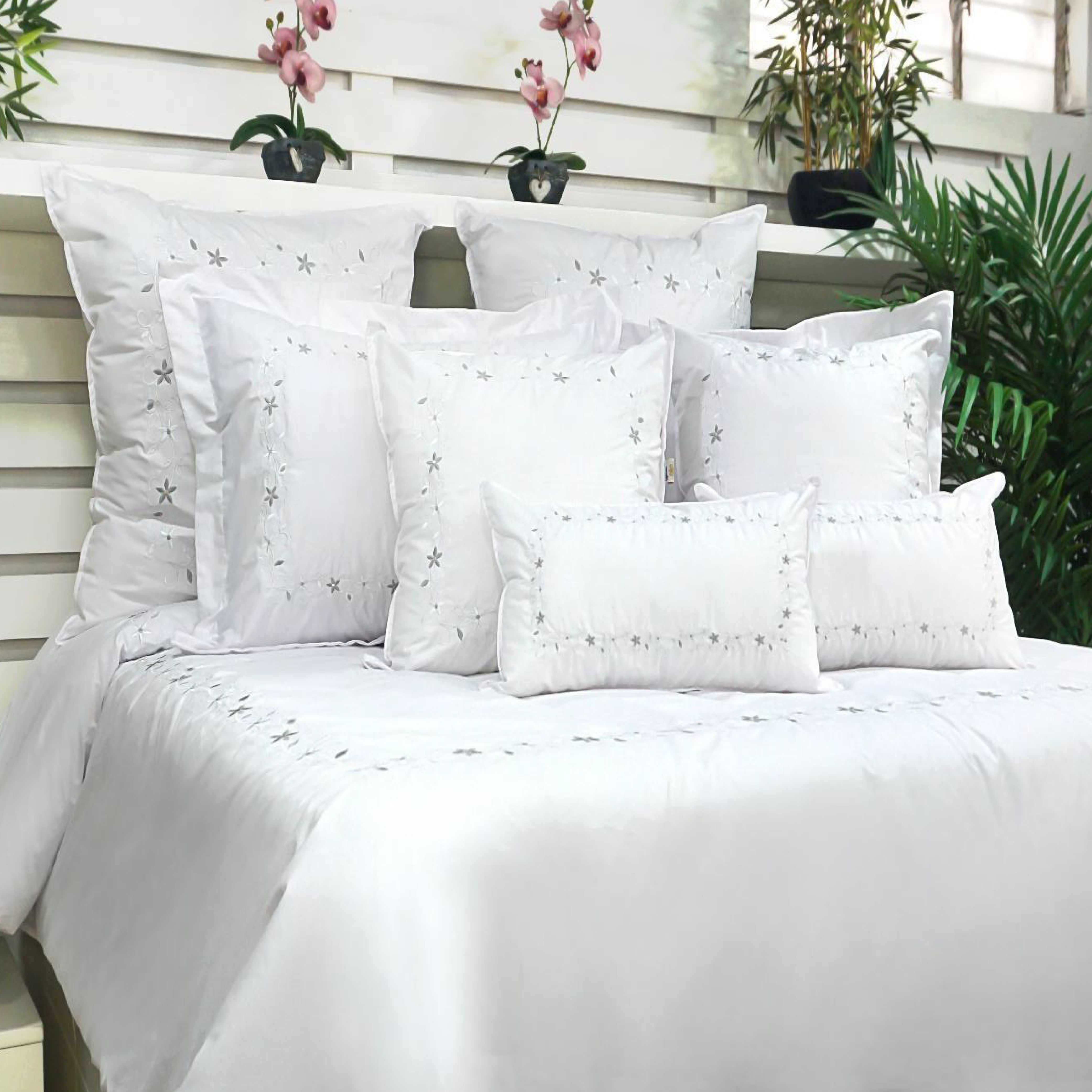 FUNDA DUVET BELHA 220 HILOS ALGODÓN DELUXE / PLATEADO ARLIN - 1