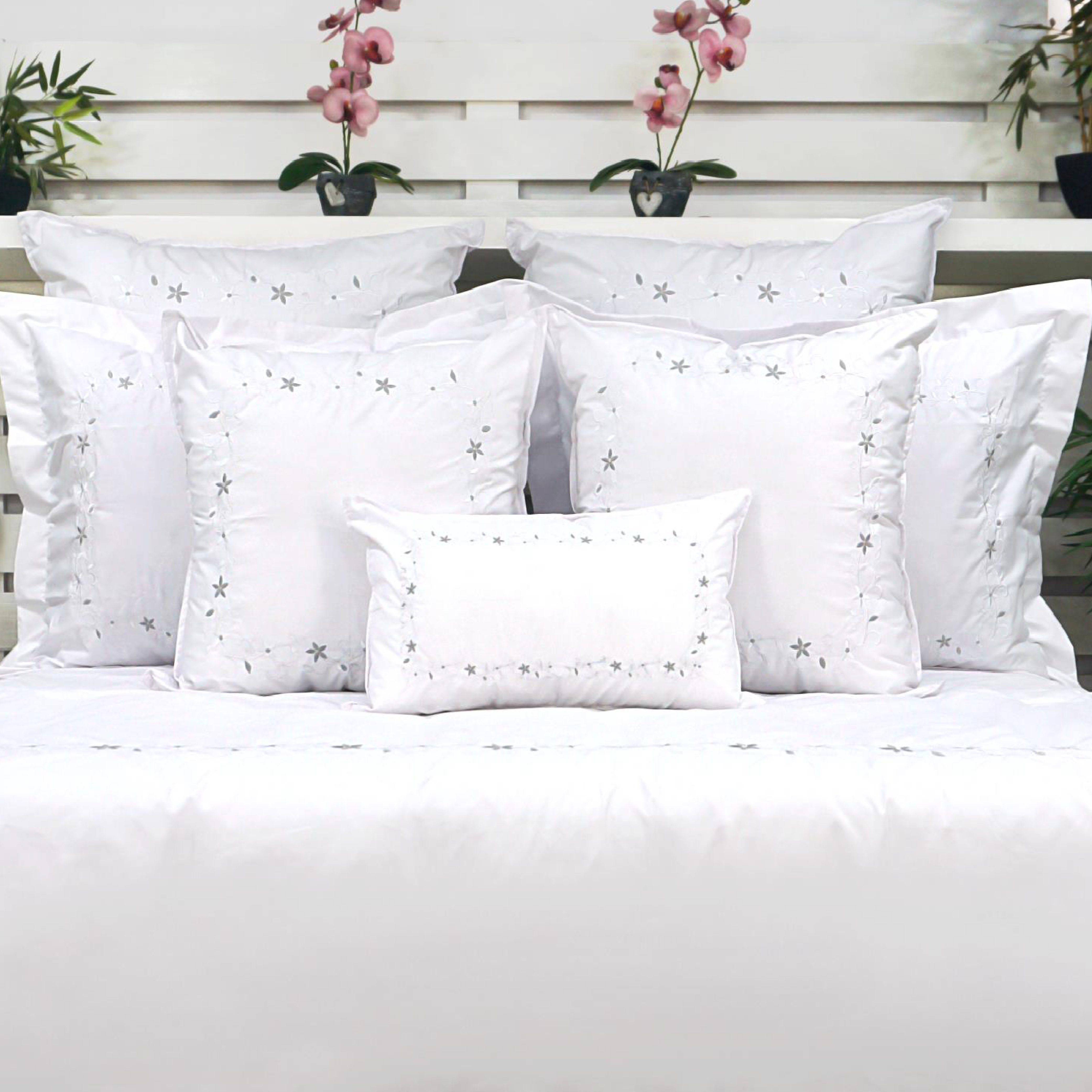 FUNDA DUVET BELHA 220 HILOS ALGODÓN DELUXE / PLATEADO ARLIN - 2