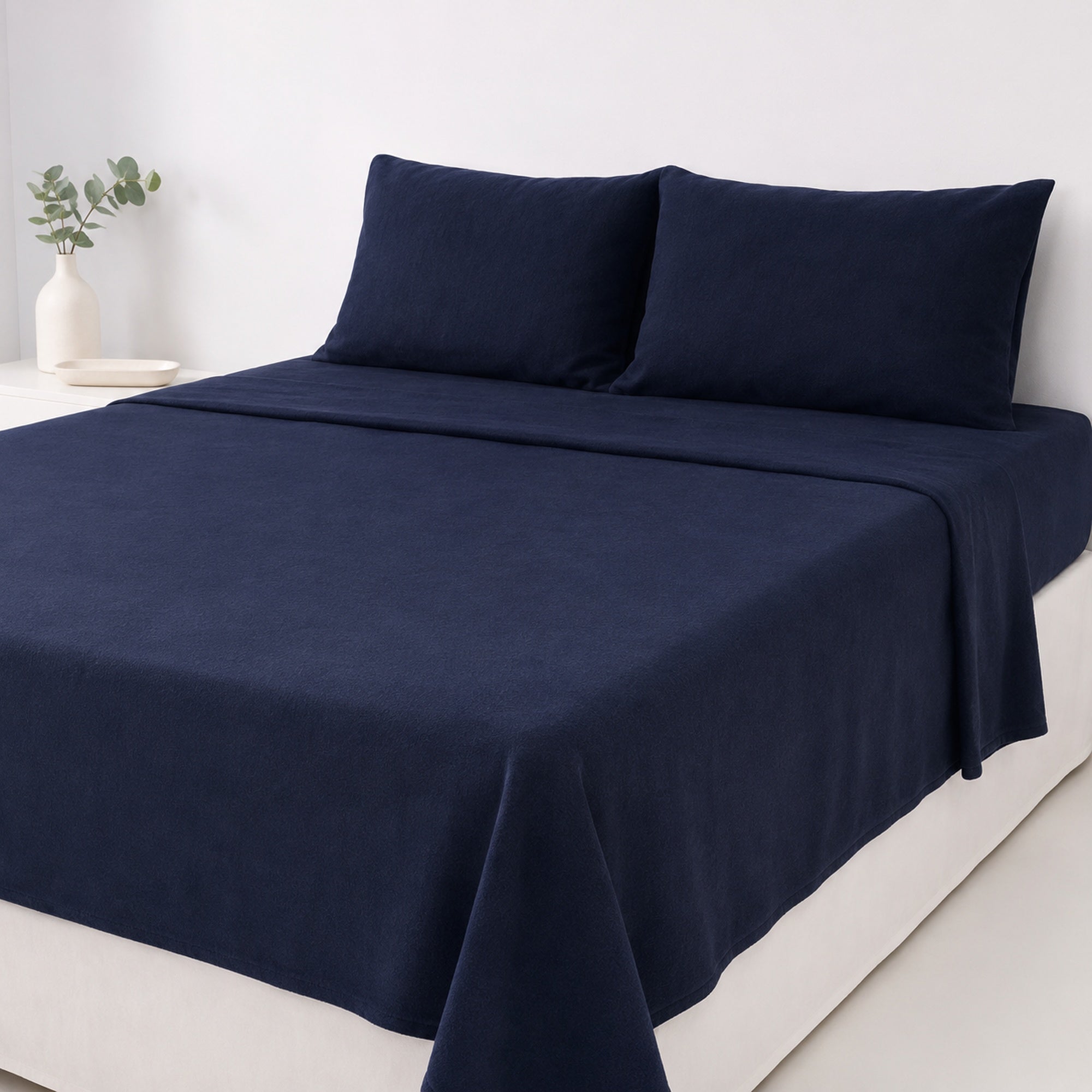 JUEGO DE SÁBANAS 230 GR POLAR CONFORT / AZUL MARINO ARLIN - 2