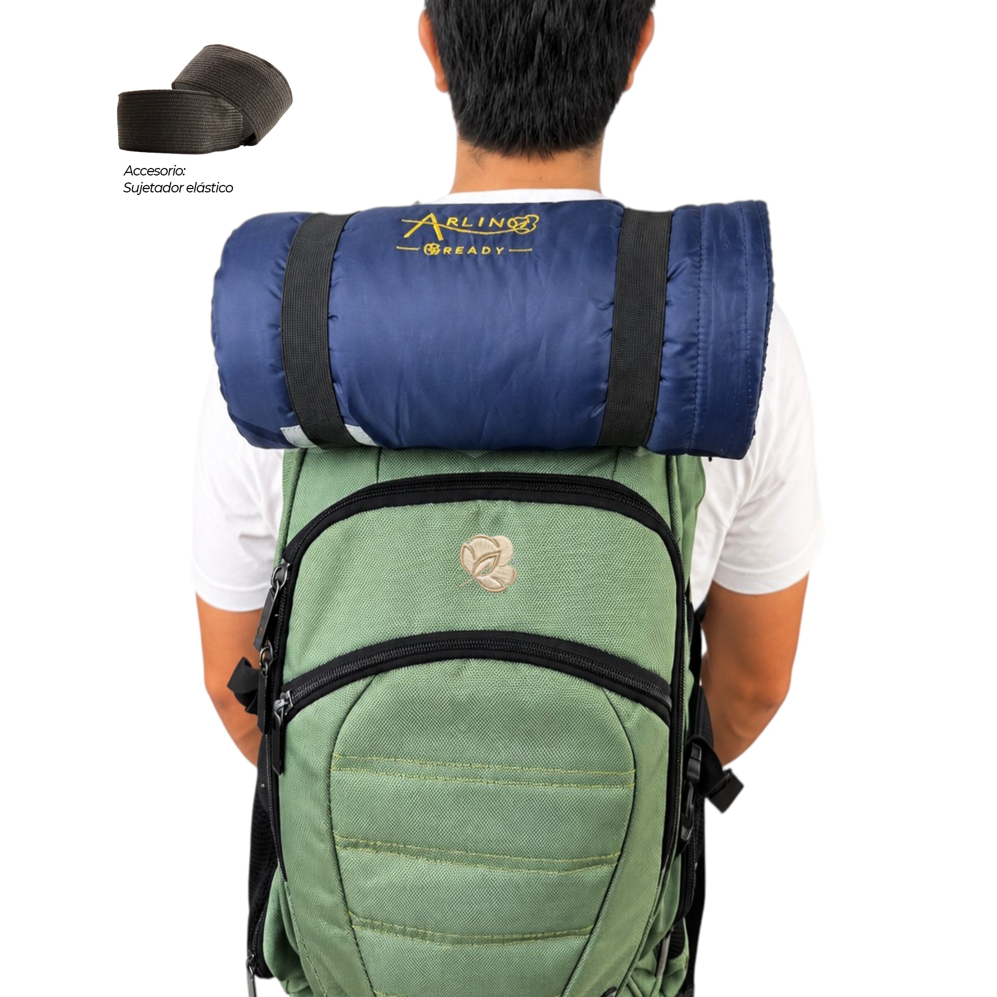 MANTA TÉRMICA IMPERMEABLE CON CINTAS REFLECTIVAS / AZUL MARINO ARLIN - 7
