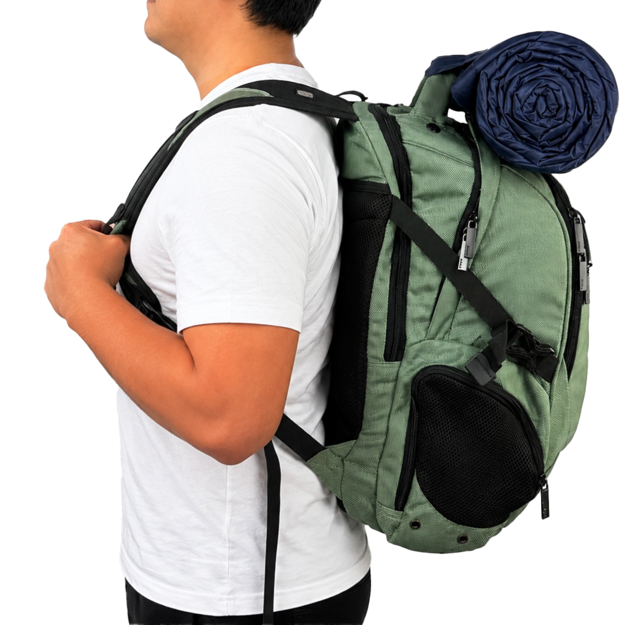 MANTA TÉRMICA IMPERMEABLE CON CINTAS REFLECTIVAS / AZUL MARINO ARLIN - 8
