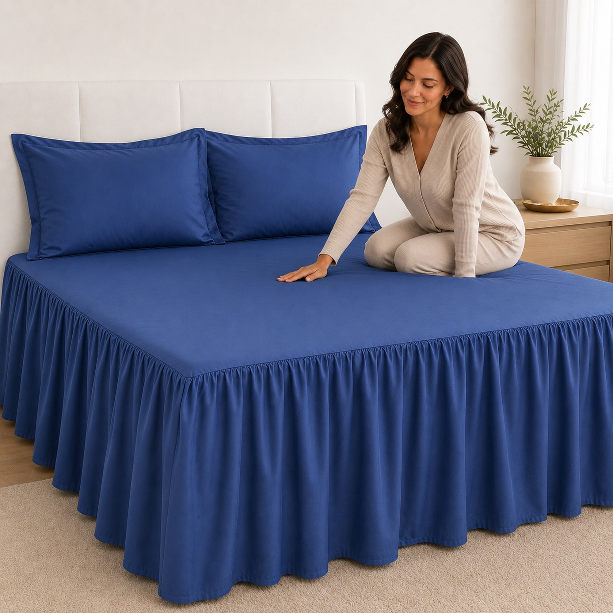 JUEGO DE SÁBANAS COOL 150 HILOS COTTON CONFORT / ARLIN QUEEN - 5