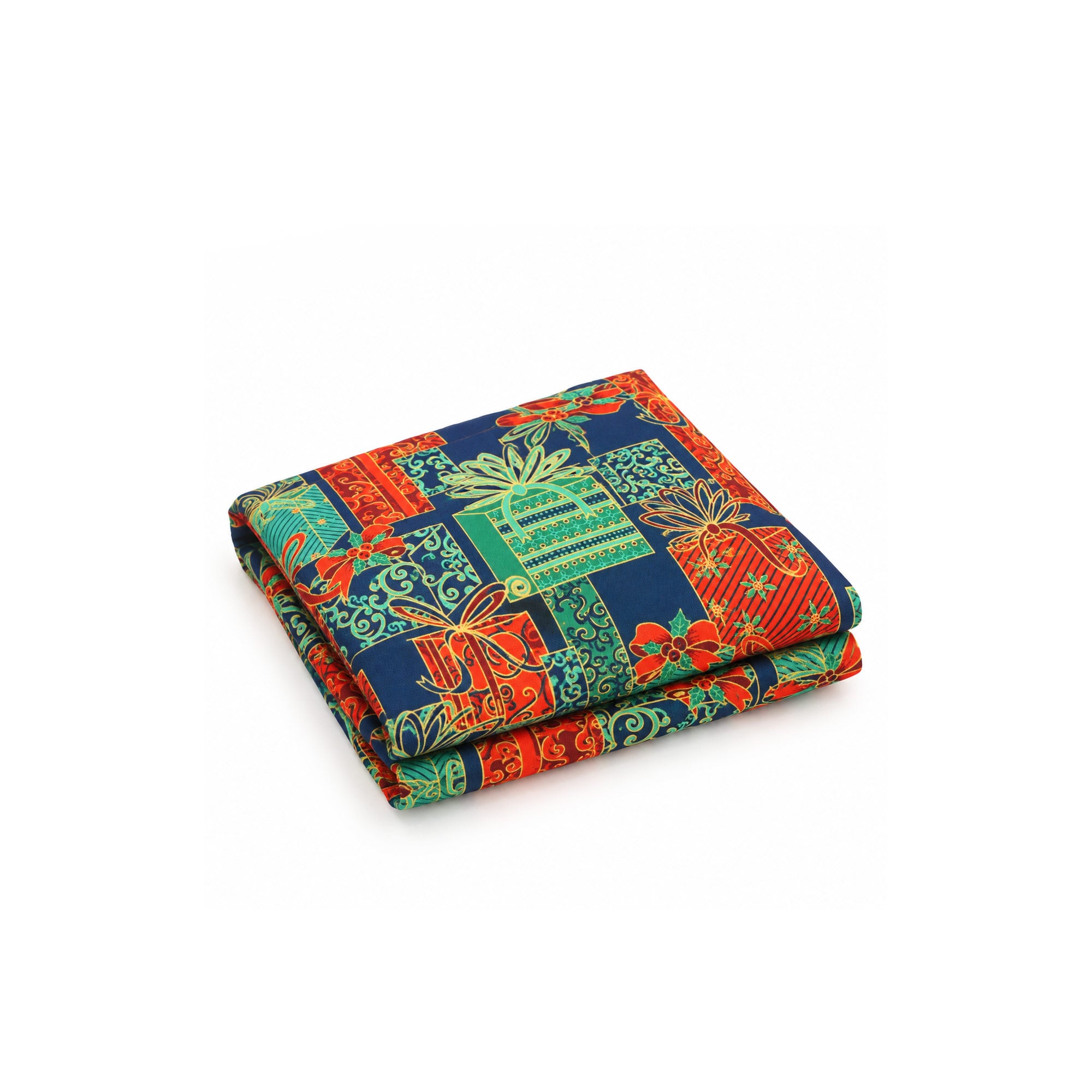 FUNDA NAVIDEÑO PARA COJÍN M2 - VERDE 45 X 45 - 1
