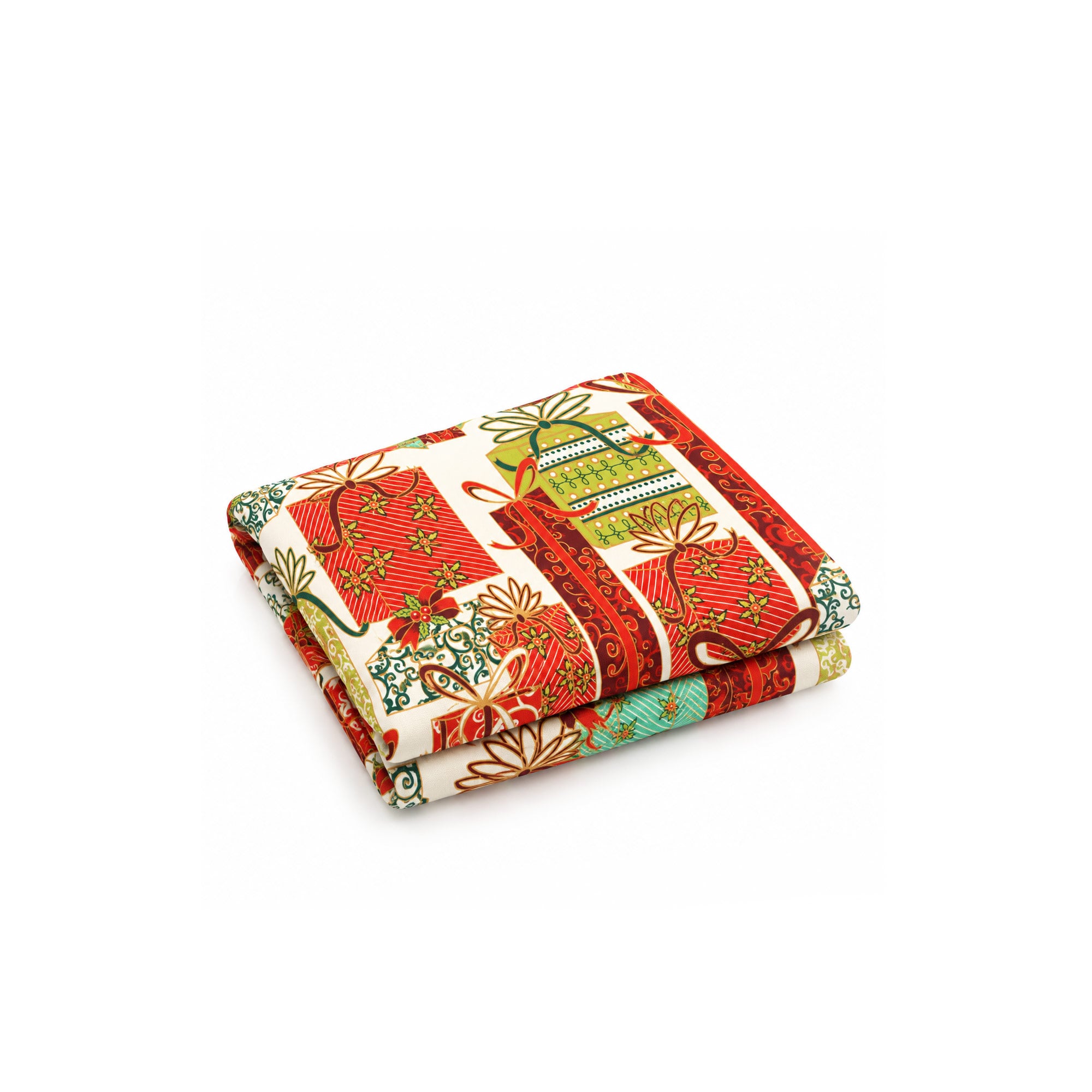 FUNDA NAVIDEÑO PARA COJÍN M1 - ROJO 45 X 45 - 1