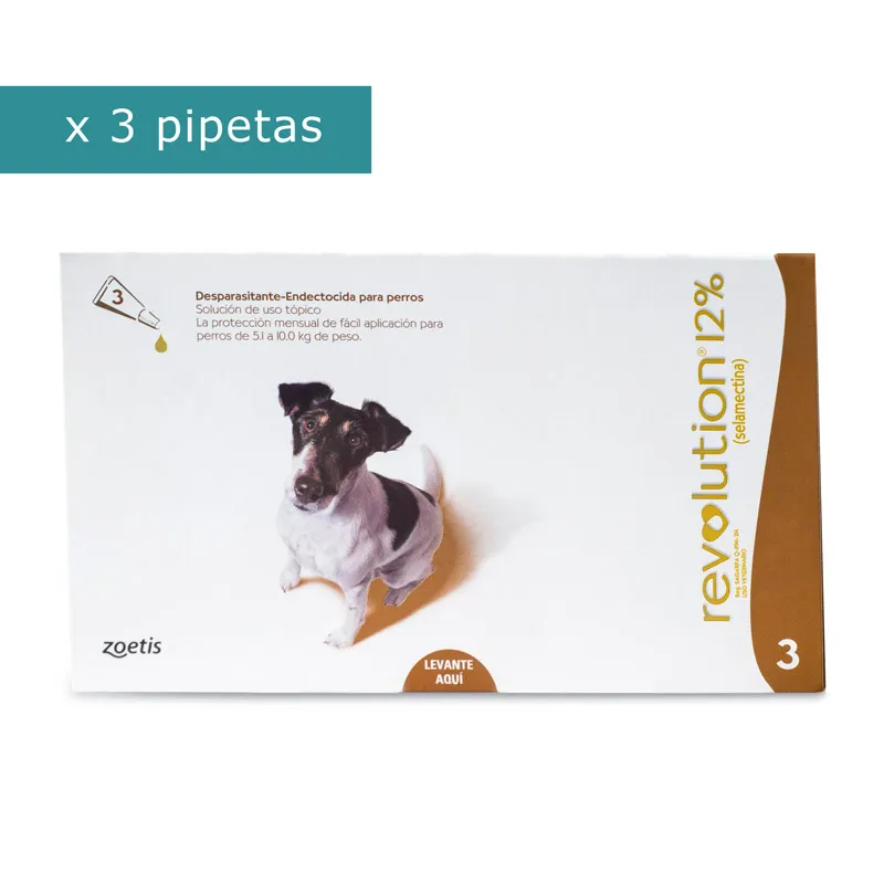 REVOLUTION PARA PERROS 5 A 10 KG – PIPETA ANTIPARASITARIA MENSUAL - 1