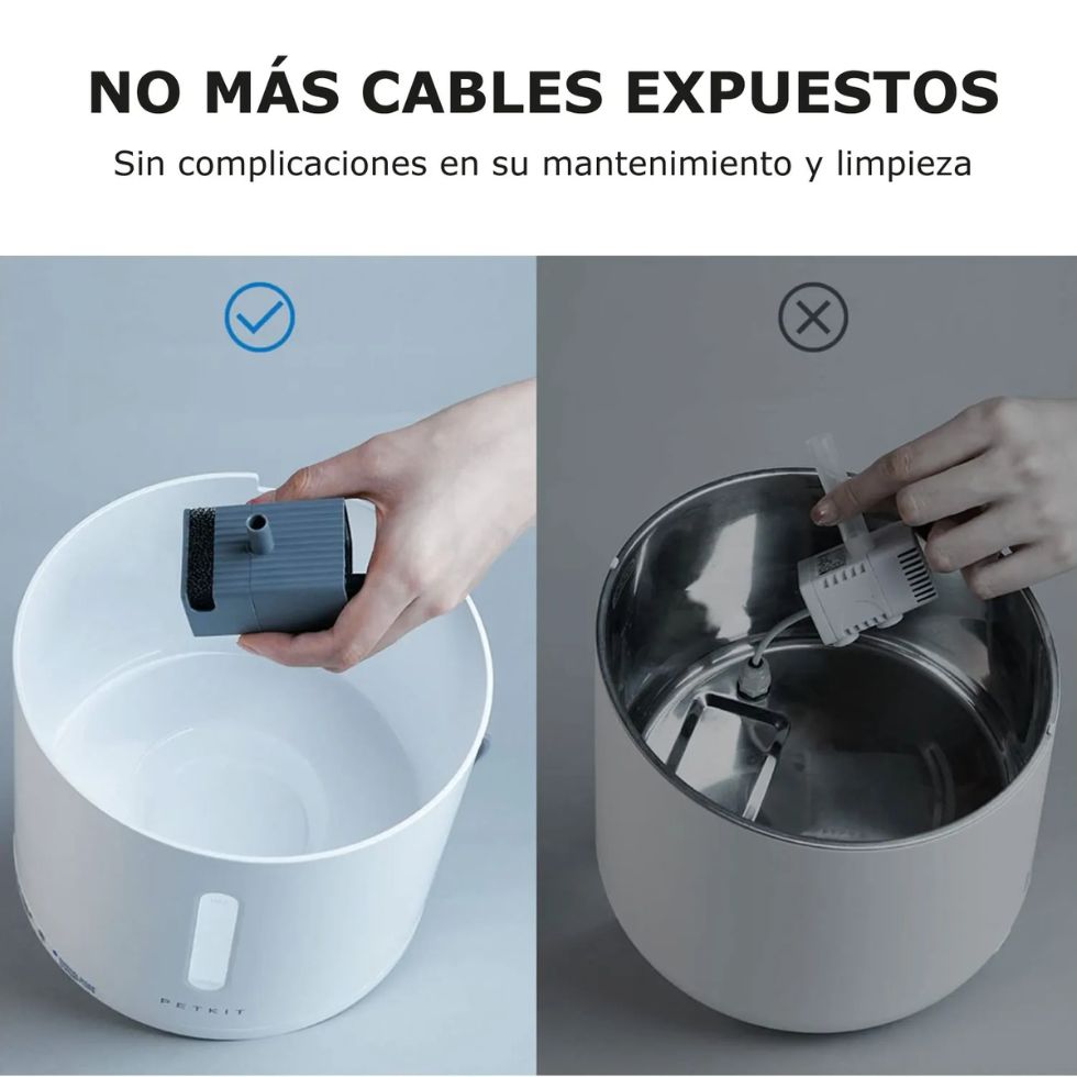 FUENTE DE AGUA PARA MASCOTAS PETKIT - BLANCO - 6