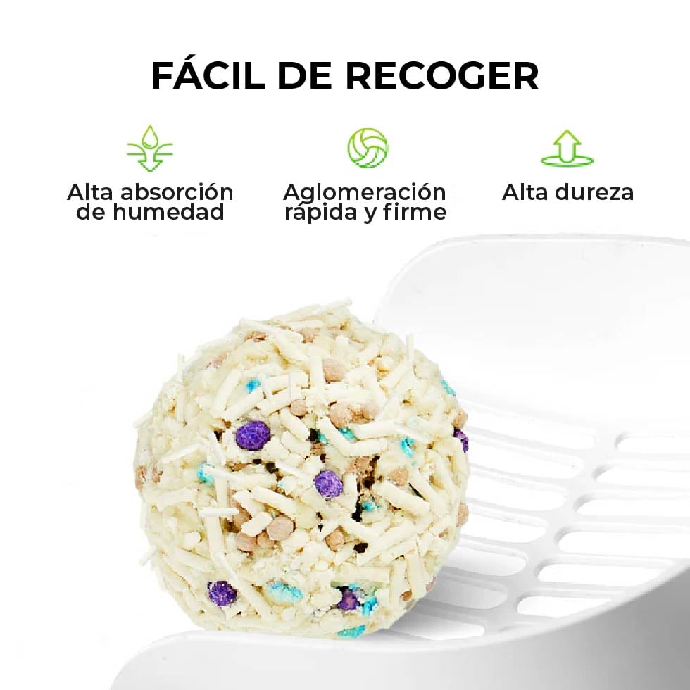 ARENA PETKIT CLUMP+ TOFU MIXTA – PACK X3 2.4 KG - 4