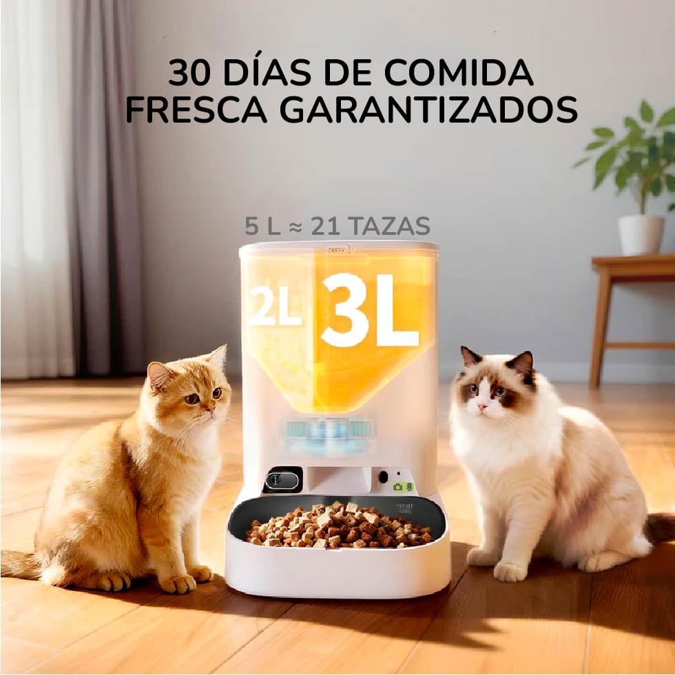 ETKIT YUMSHARE DUAL-HOPPER 2 COMEDERO INTELIGENTE CON CÁMARA - 2