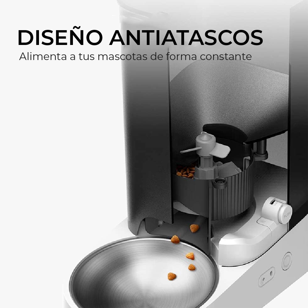 COMEDERO AUTOMÁTICO PETKIT FRESH ELEMENT SOLO 3 L - GRIS OSCURO - 3