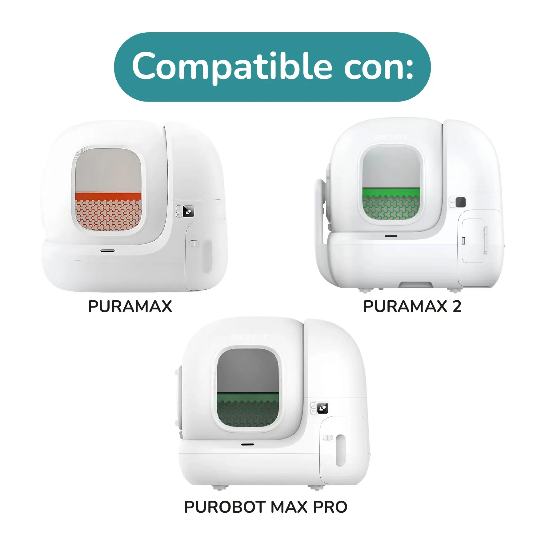 ELIMINADOR DE OLORES PETKIT N50 2.0 PARA ARENERO AUTOMÁTICO – PACK 3 - 5