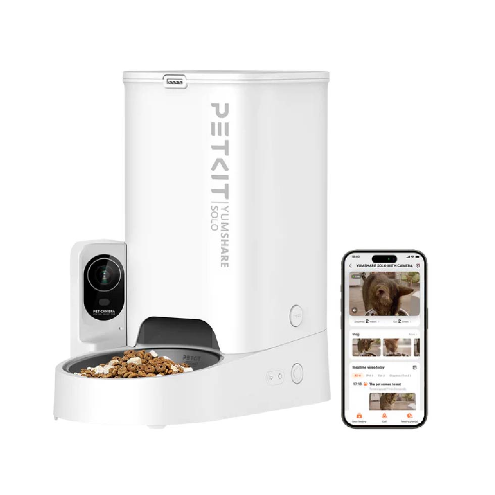 COMEDERO AUTOMÁTICO PETKIT YUMSHARE SOLO CON CÁMARA FULL HD - 1