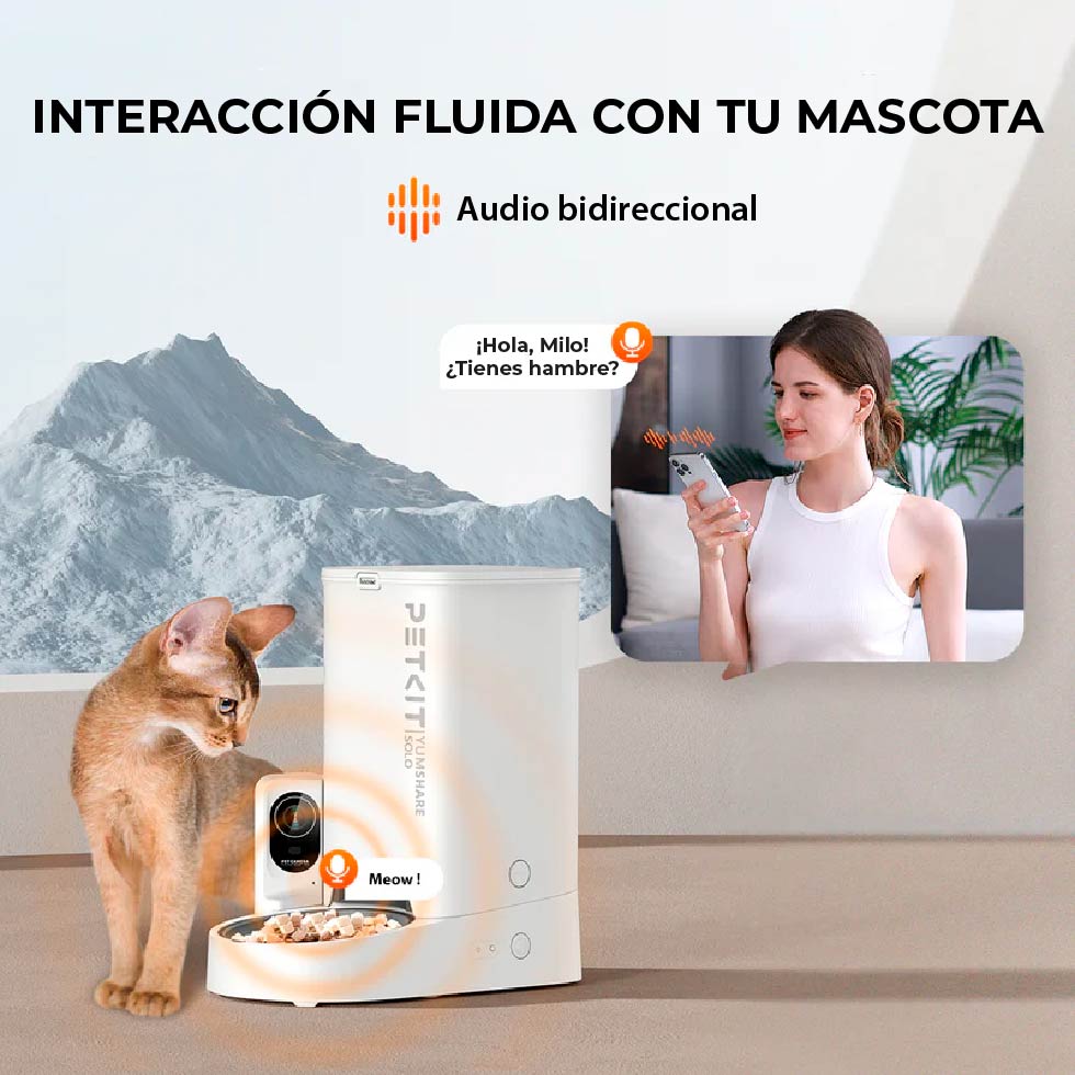 COMEDERO AUTOMÁTICO PETKIT YUMSHARE SOLO CON CÁMARA FULL HD - 4